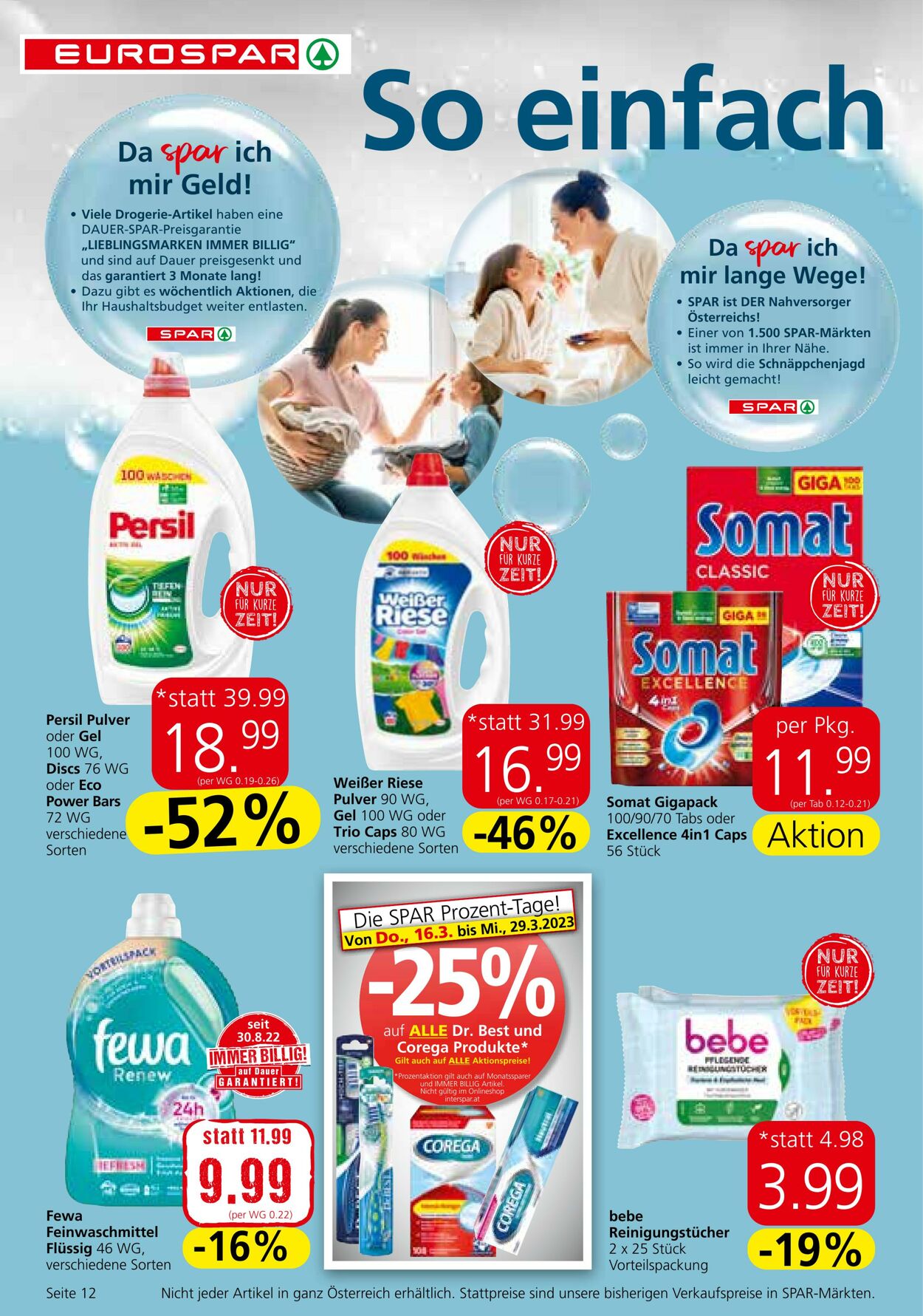 Prospekt Eurospar 16.03.2023 - 29.03.2023