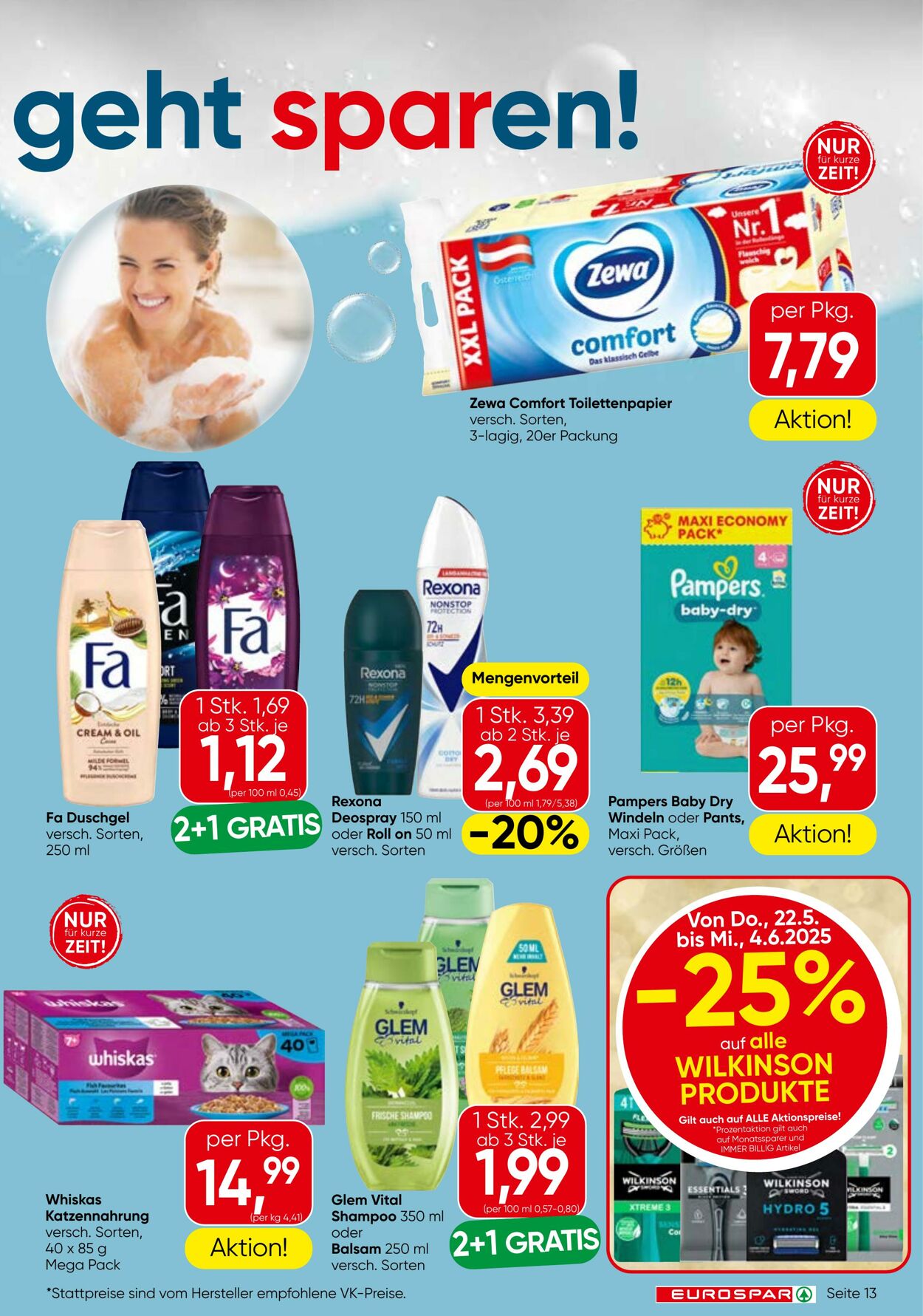 Prospekt Eurospar 22.05.2025 - 04.06.2025