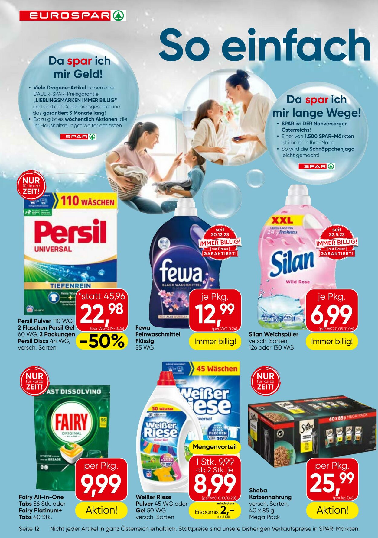 Prospekt Eurospar 22.05.2025 - 04.06.2025