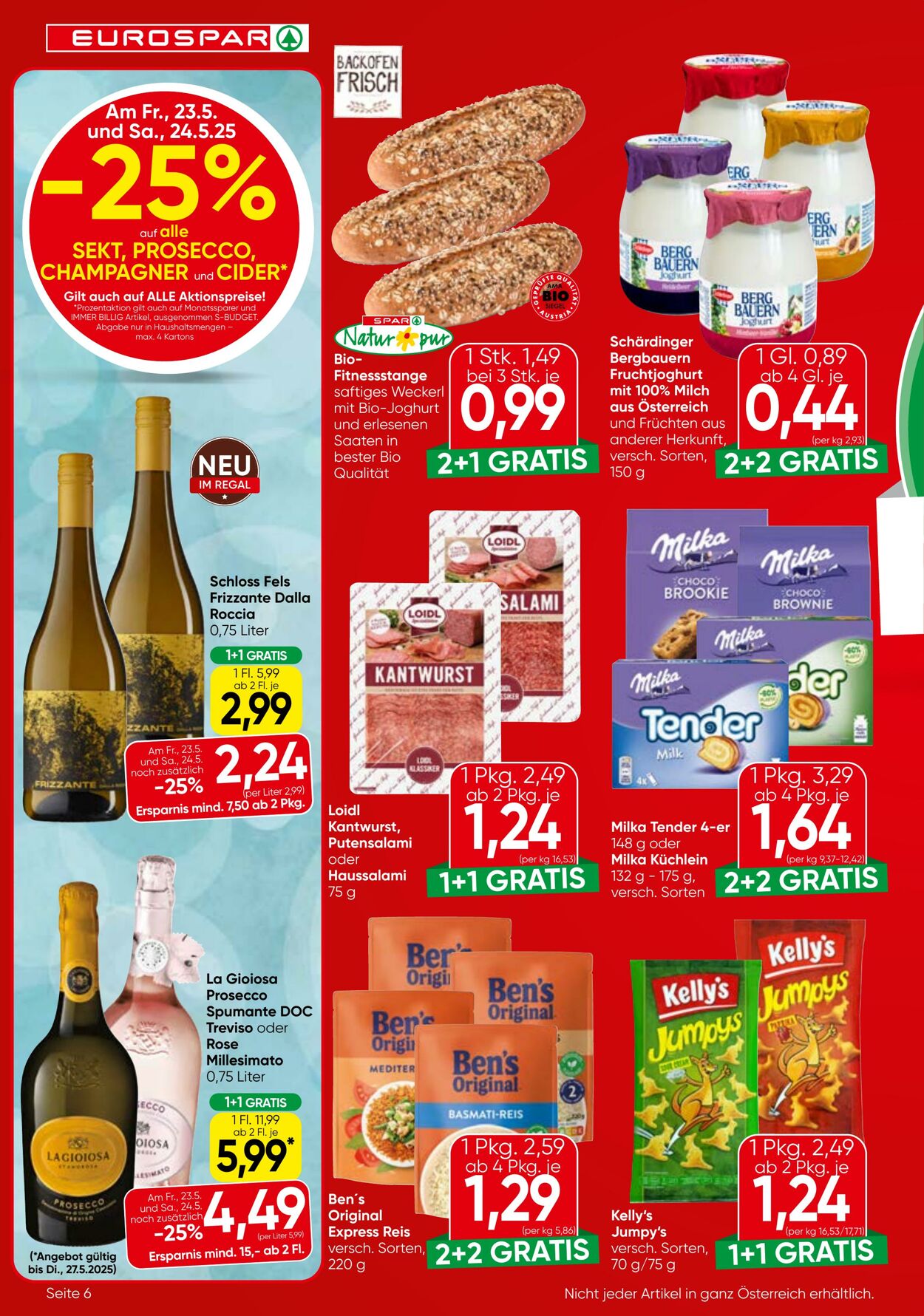 Prospekt Eurospar 22.05.2025 - 04.06.2025