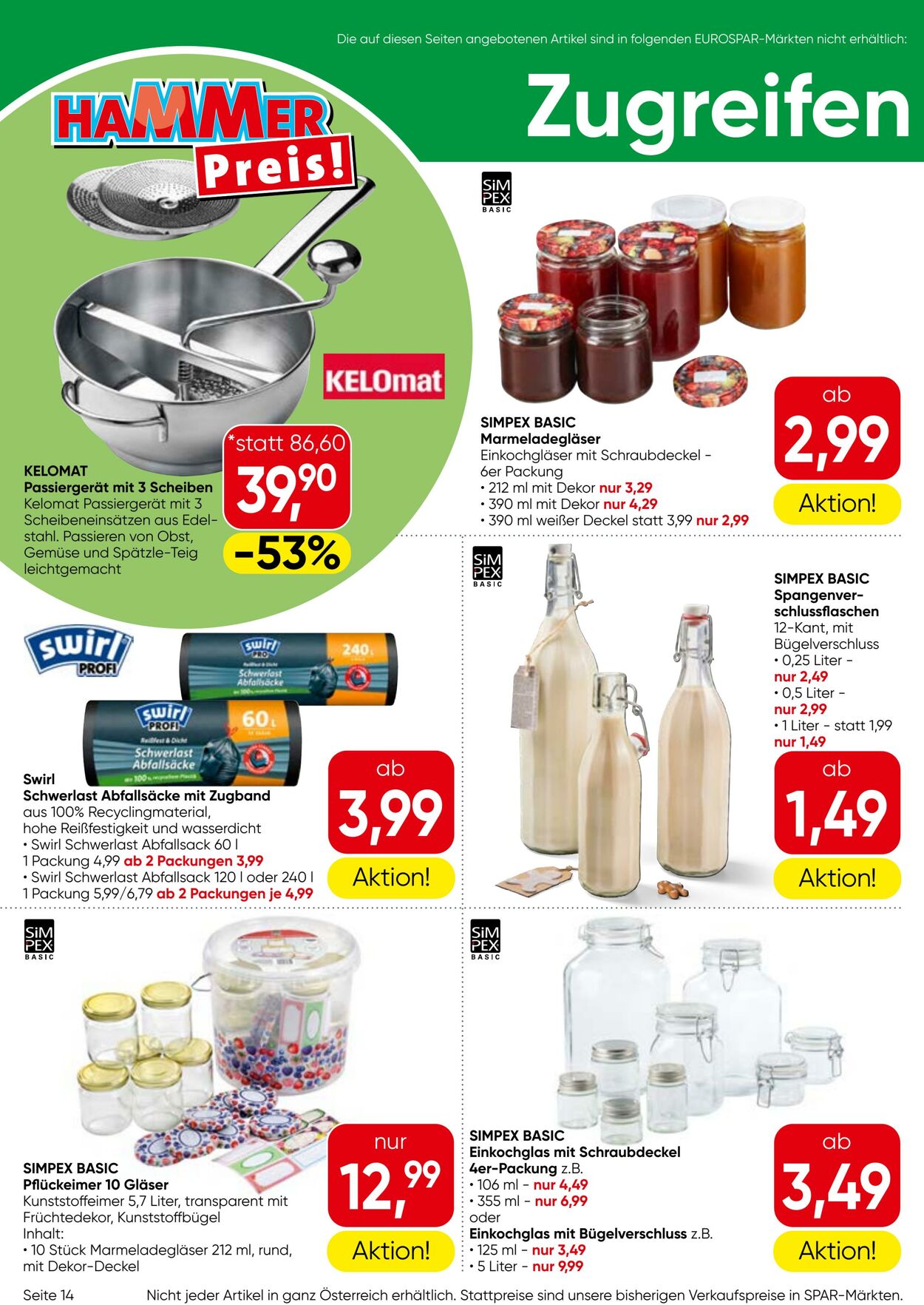 Prospekt Eurospar 22.05.2025 - 04.06.2025