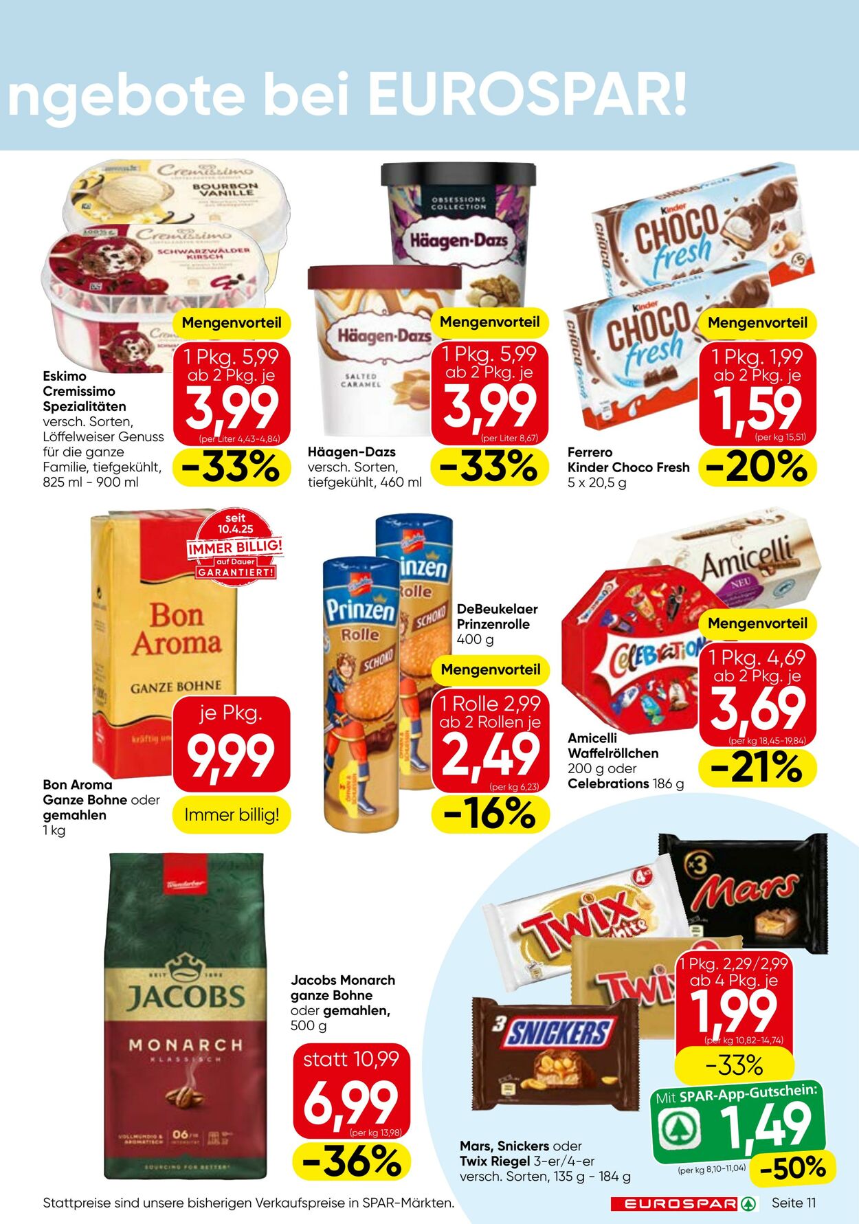 Prospekt Eurospar 22.05.2025 - 04.06.2025