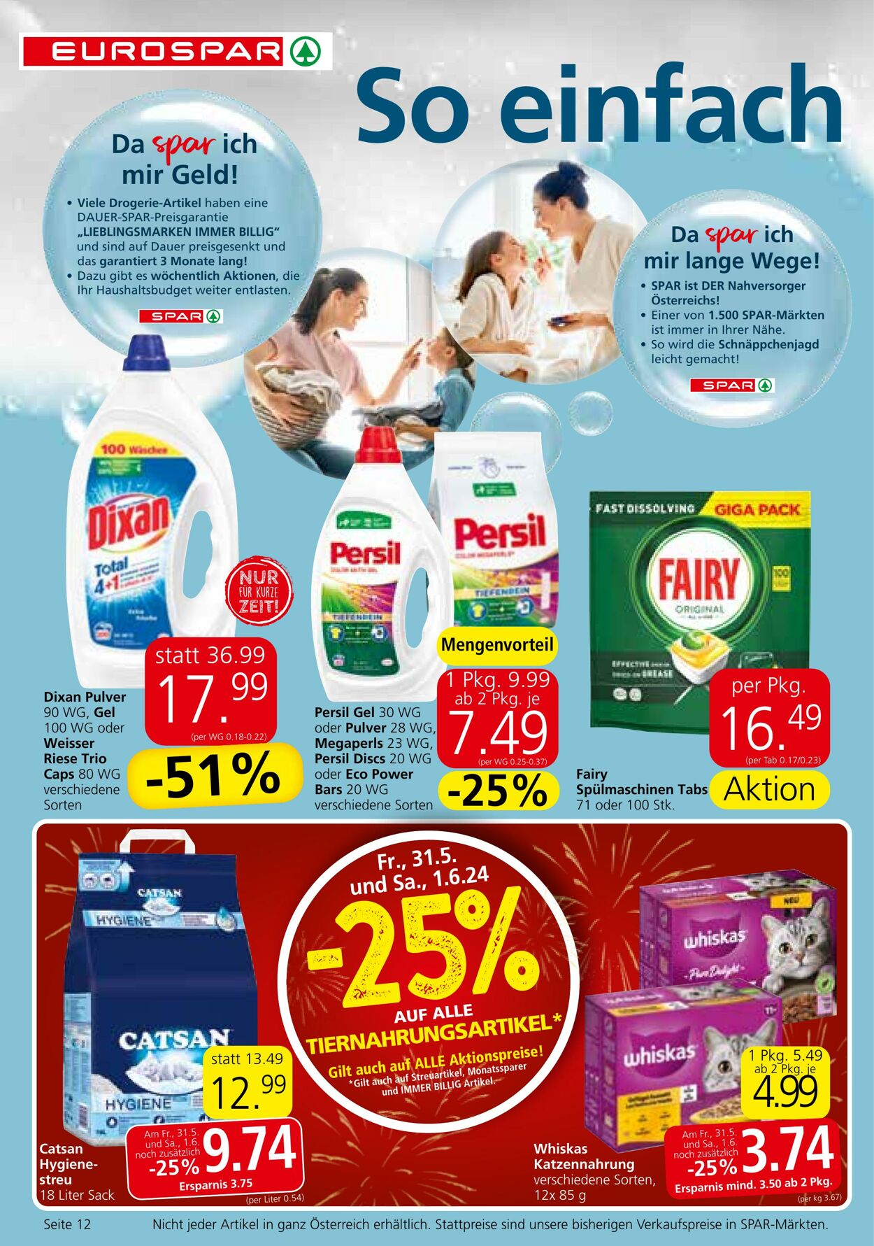 Prospekt Eurospar 29.05.2024 - 12.06.2024