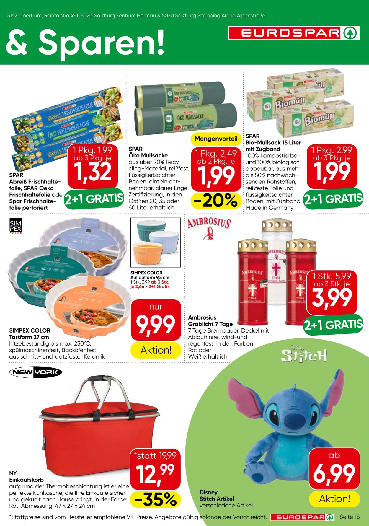 Prospekt Eurospar 18.06.2025 - 02.07.2025