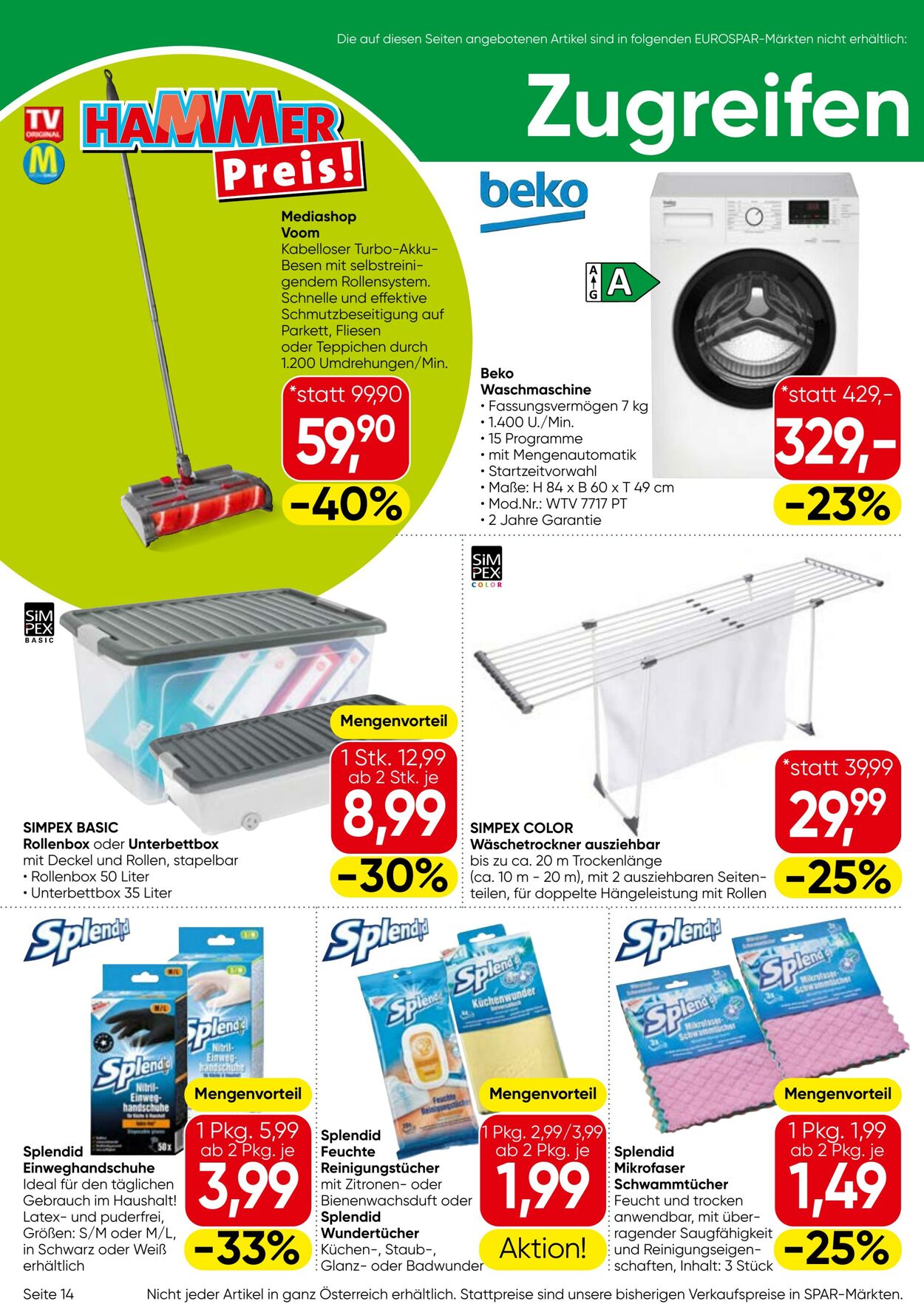 Prospekt Eurospar 18.06.2025 - 02.07.2025