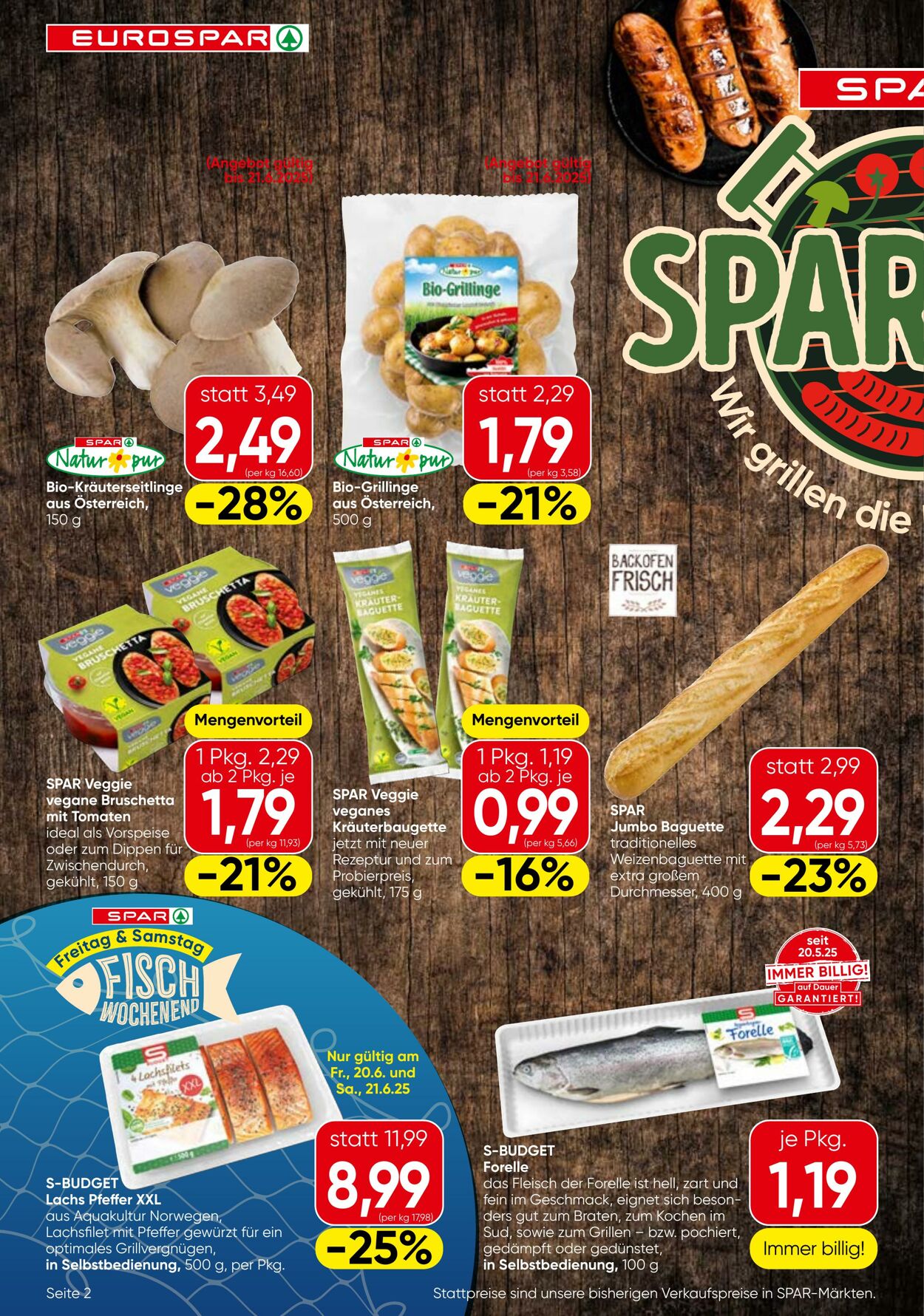 Prospekt Eurospar 18.06.2025 - 02.07.2025