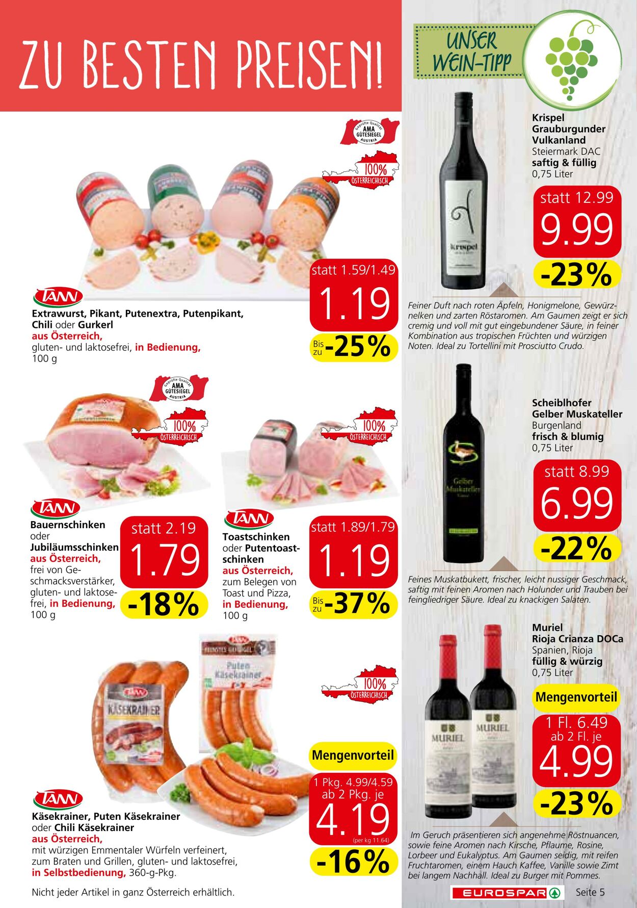 Prospekt Eurospar 08.08.2024 - 21.08.2024