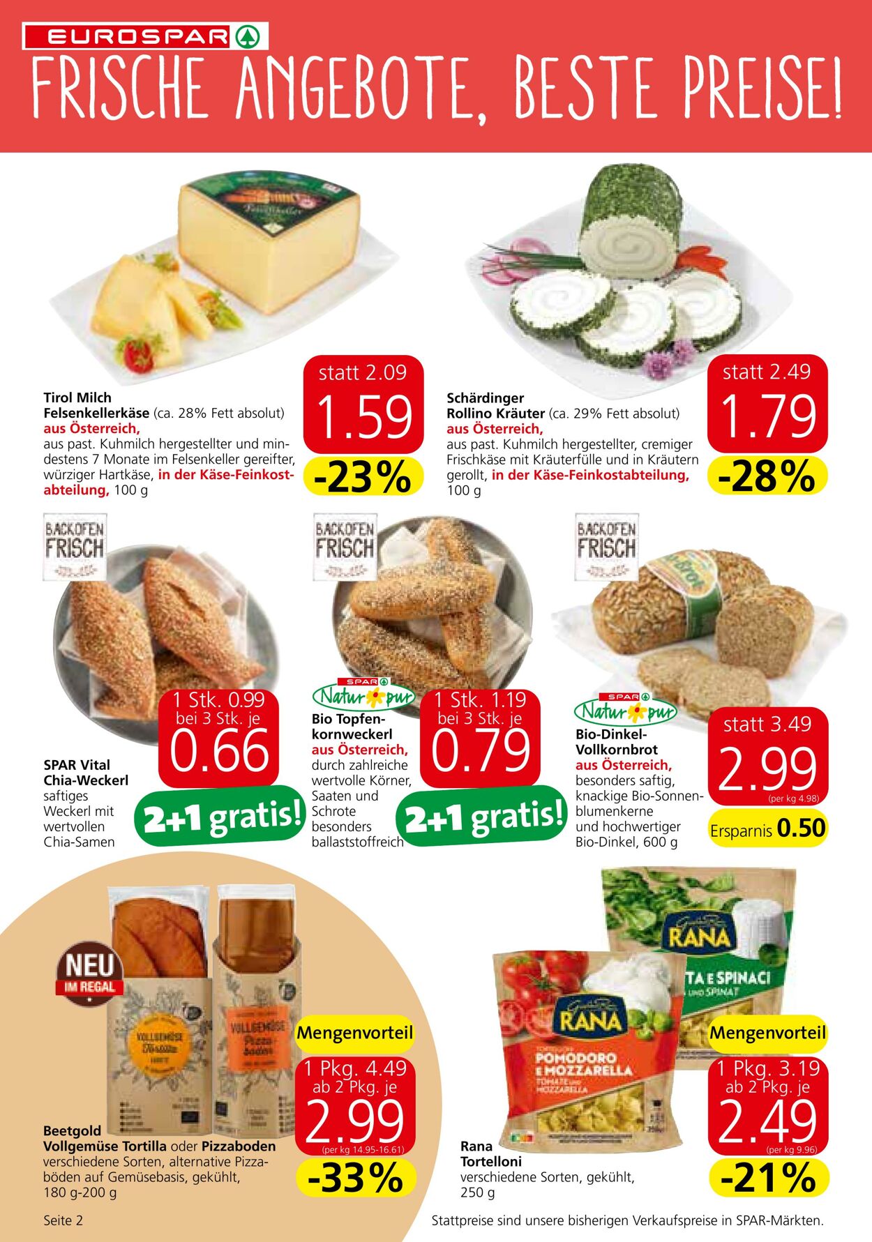 Prospekt Eurospar 22.09.2022 - 05.10.2022