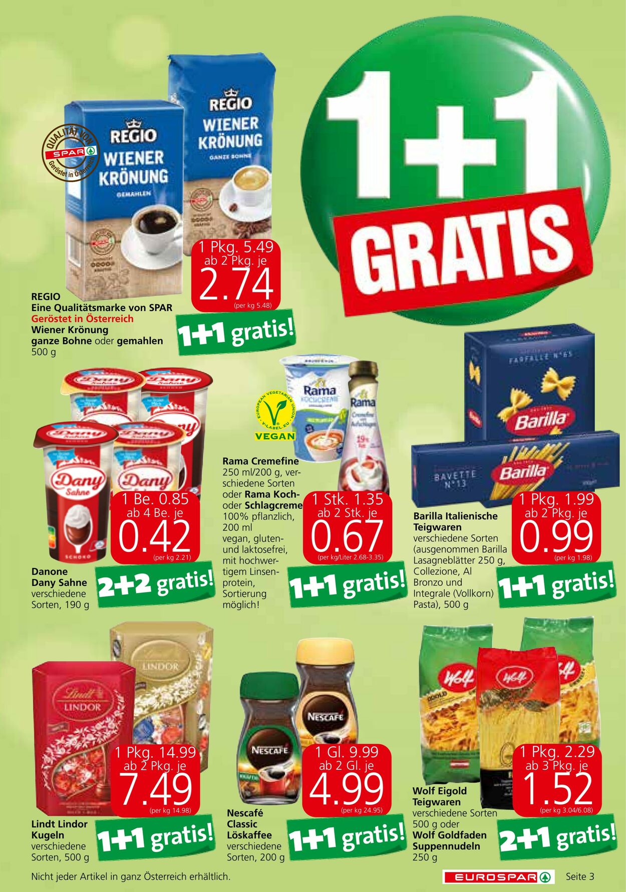 Prospekt Eurospar 22.09.2022 - 05.10.2022