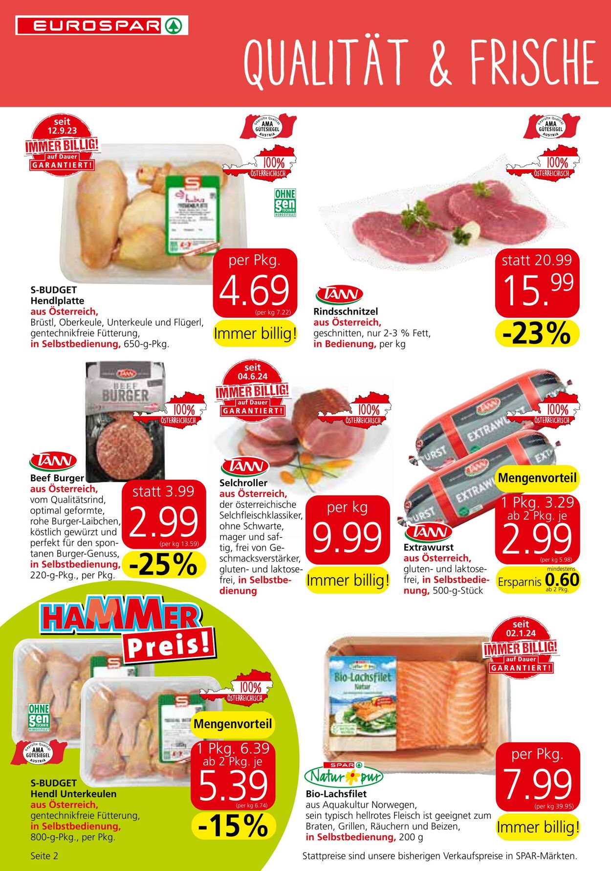 Prospekt Eurospar 03.10.2024 - 16.10.2024