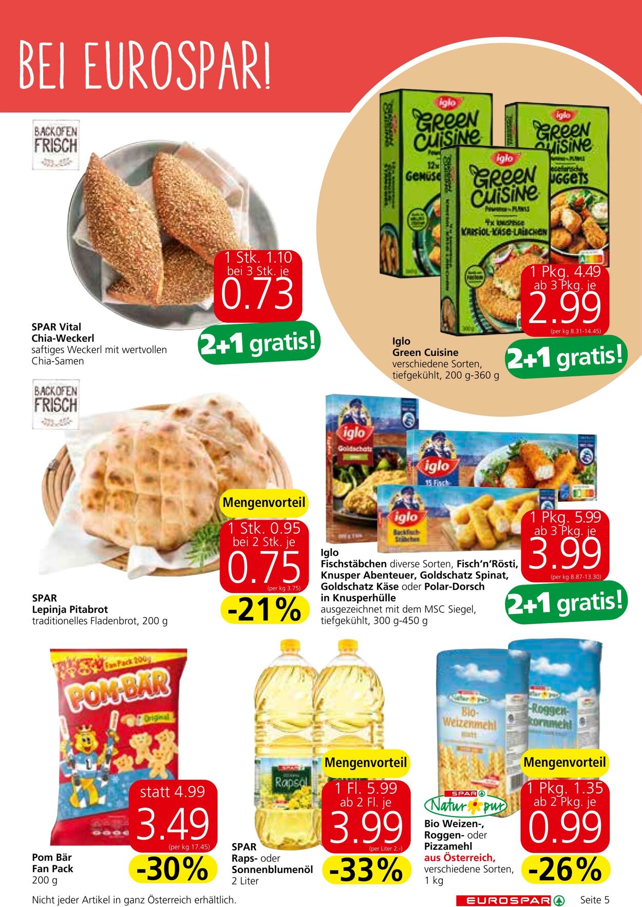 Prospekt Eurospar 31.10.2024 - 13.11.2024