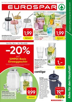 Prospekt Eurospar 24.04.2025 - 07.05.2025