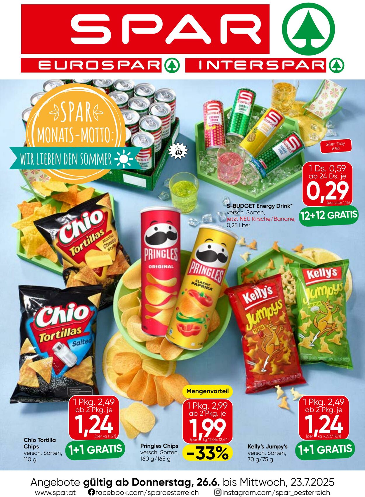 Prospekt Eurospar - Voralberg - Beilage KW 26 26 Jun, 2025 - 23 Jul, 2025