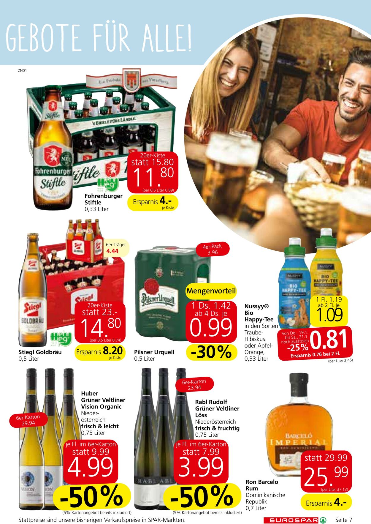 Prospekt Eurospar 19.01.2023 - 01.02.2023