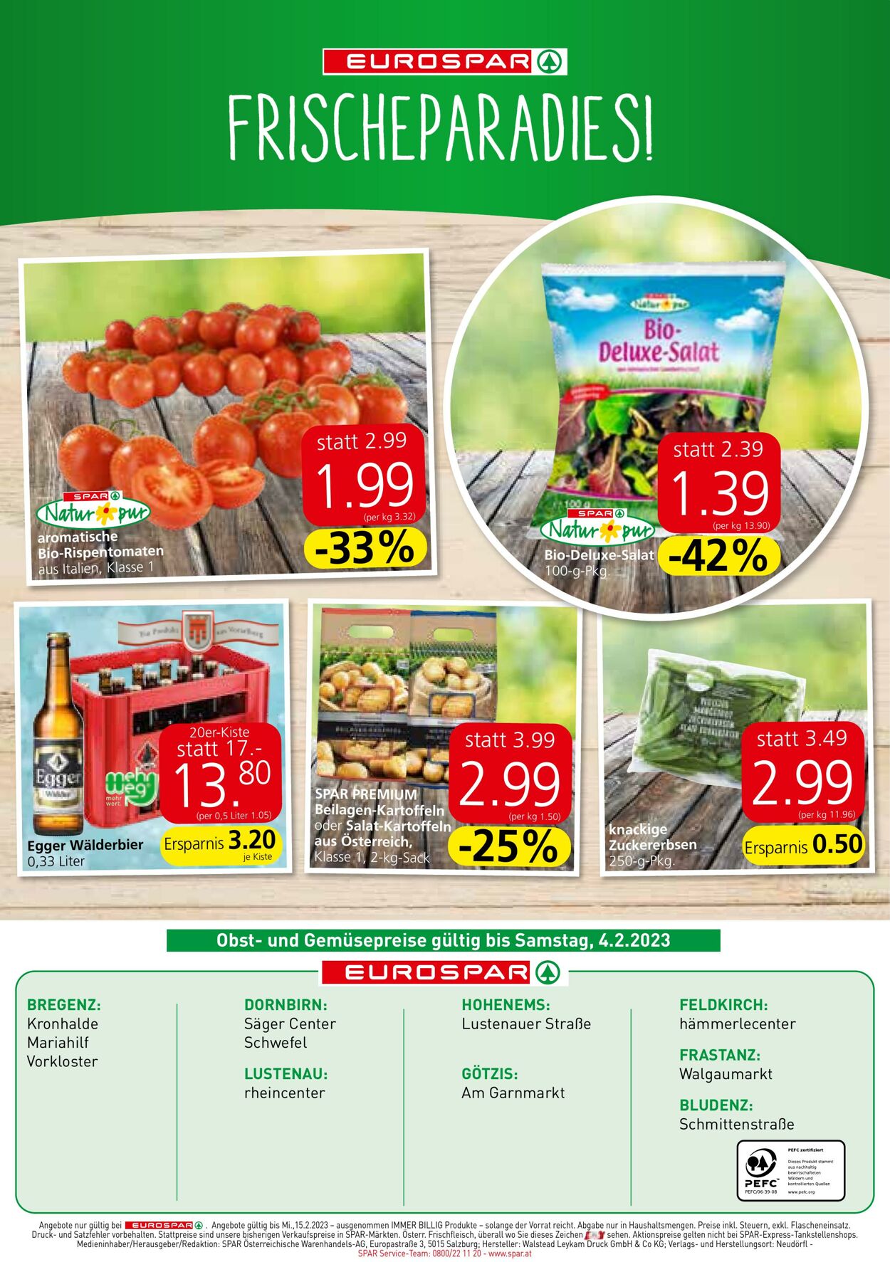 Prospekt Eurospar 02.02.2023 - 15.02.2023