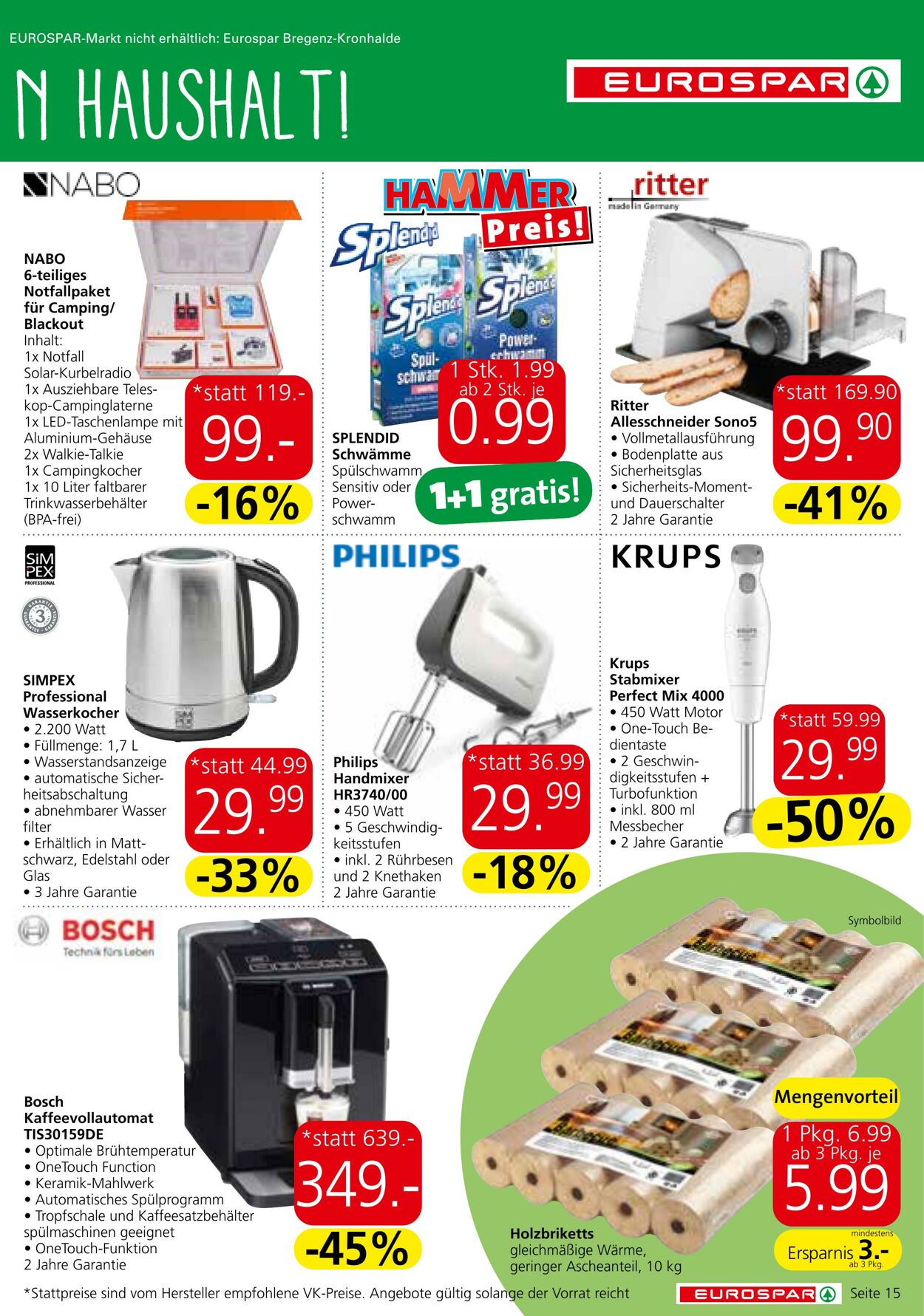 Prospekt Eurospar 16.02.2023 - 01.03.2023