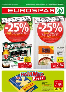 Prospekt Eurospar 16.03.2023 - 29.03.2023