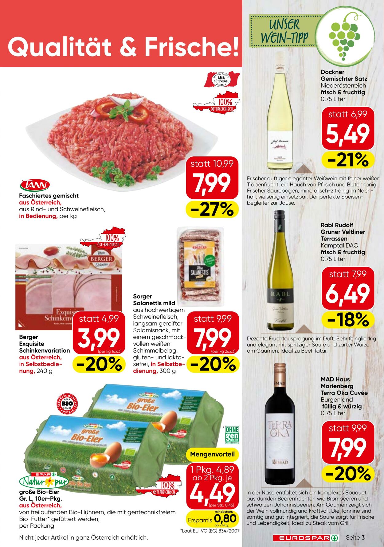 Prospekt Eurospar 24.04.2025 - 07.05.2025