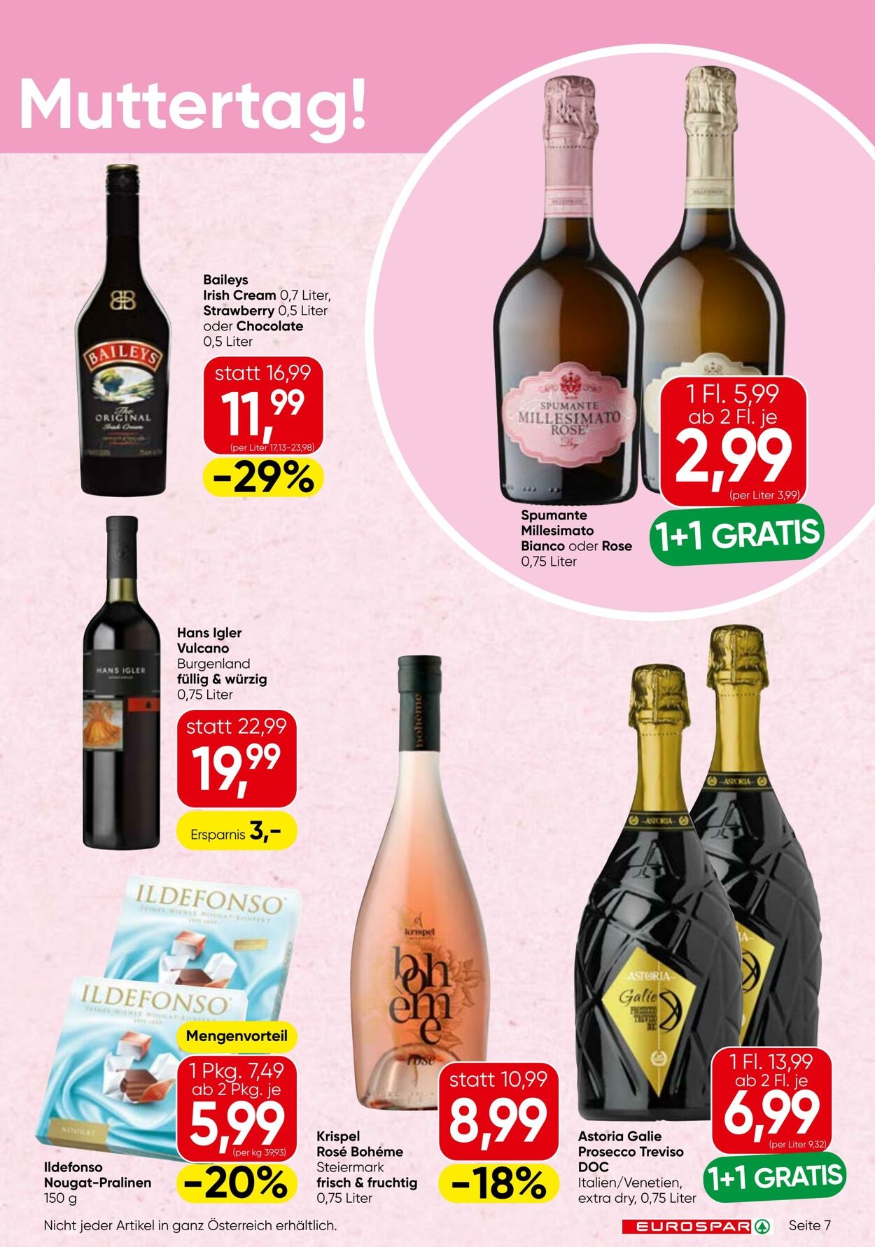 Prospekt Eurospar 24.04.2025 - 07.05.2025