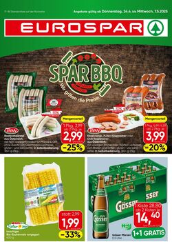 Prospekt Eurospar 24.04.2025 - 07.05.2025