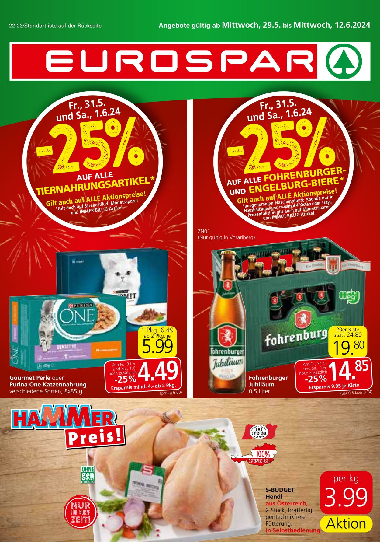 Prospekt Eurospar 29.05.2024 - 12.06.2024