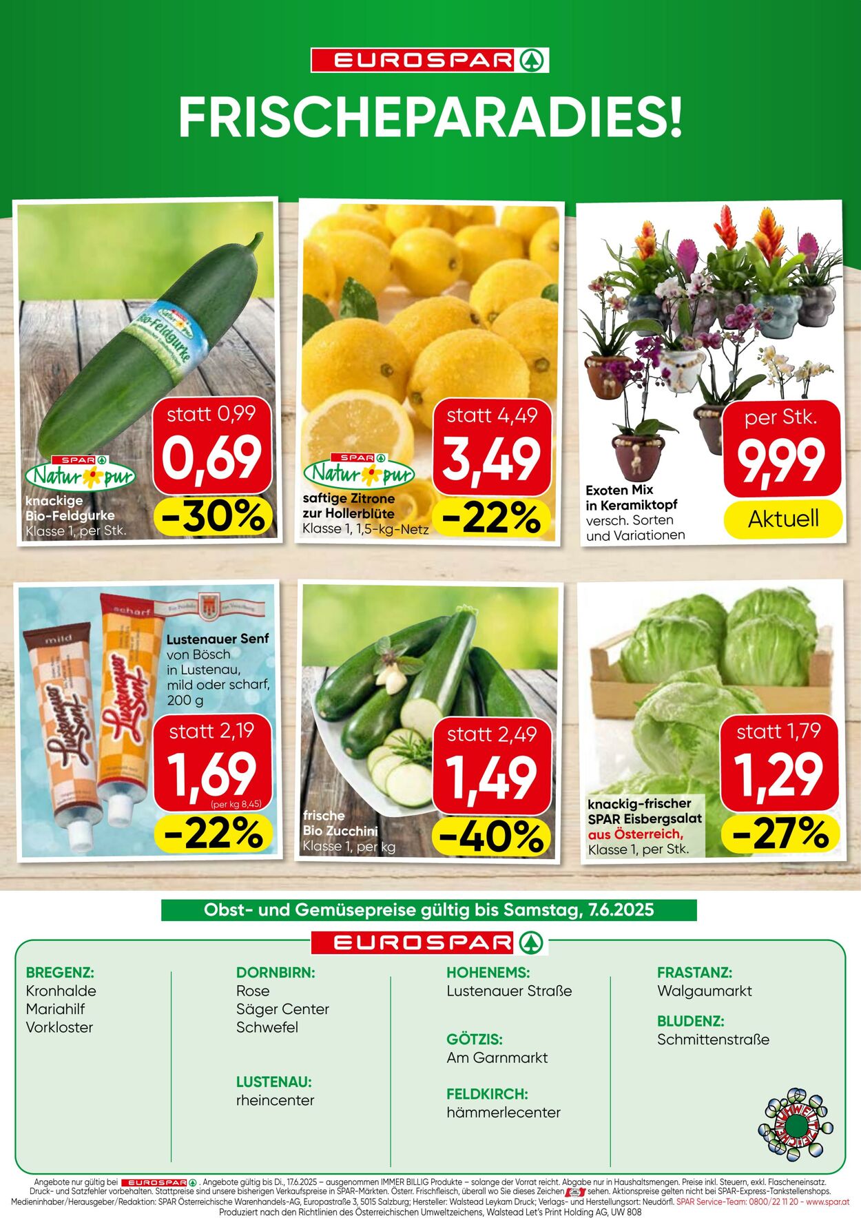 Prospekt Eurospar 05.06.2025 - 17.06.2025