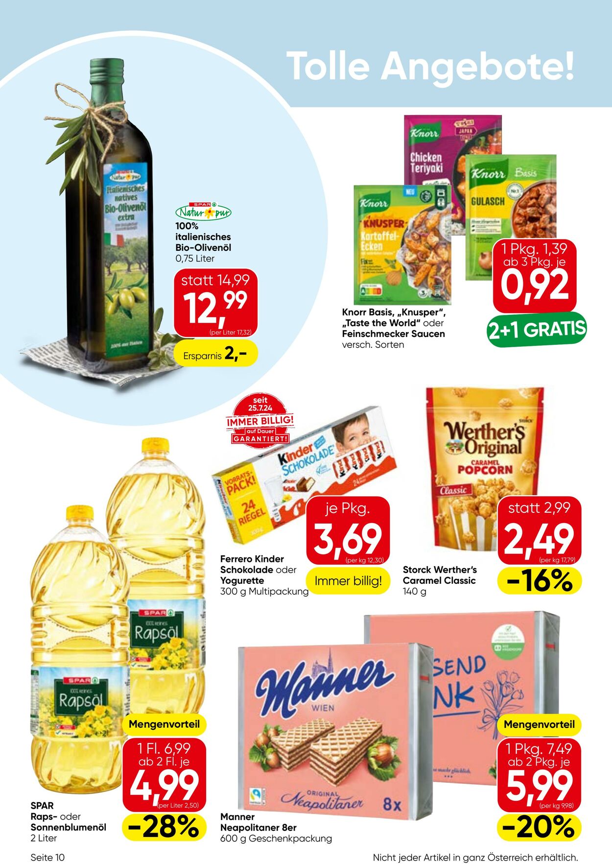 Prospekt Eurospar 03.07.2025 - 16.07.2025