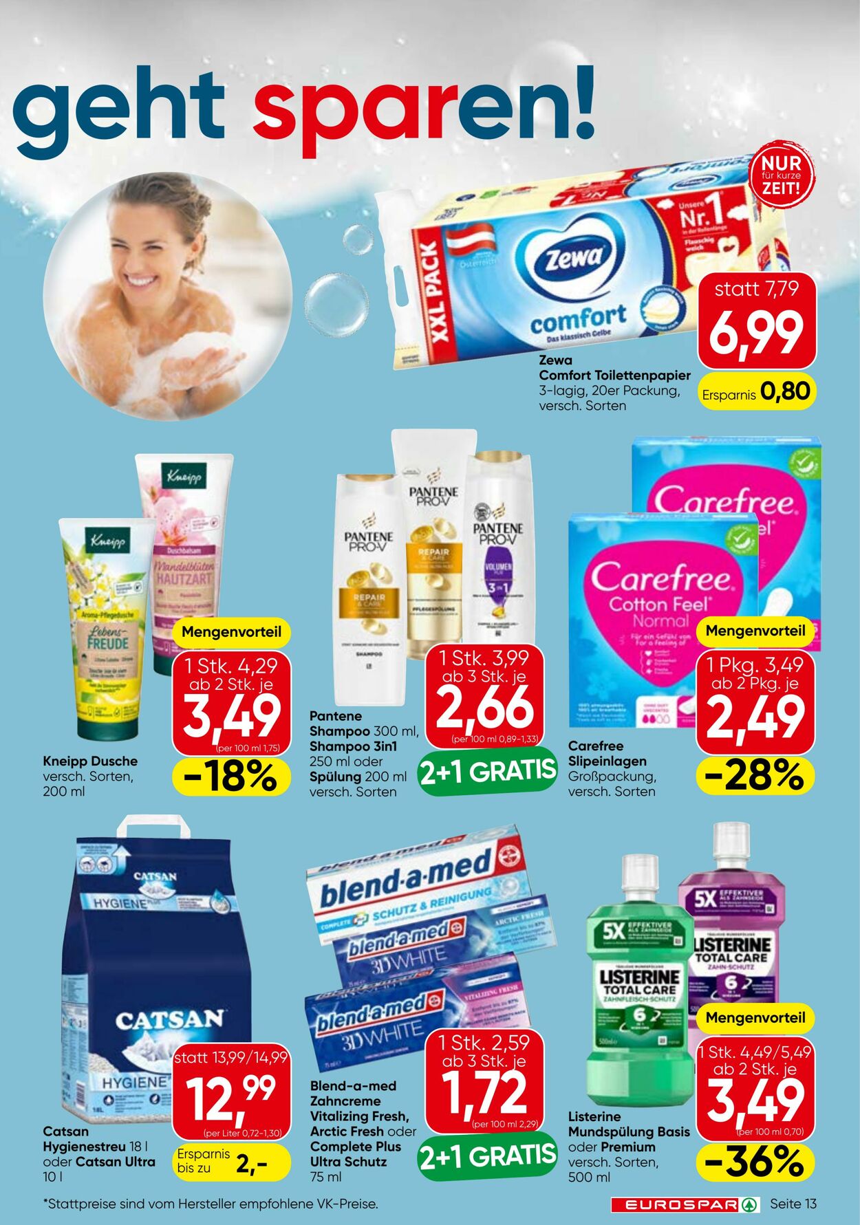 Prospekt Eurospar 03.07.2025 - 16.07.2025