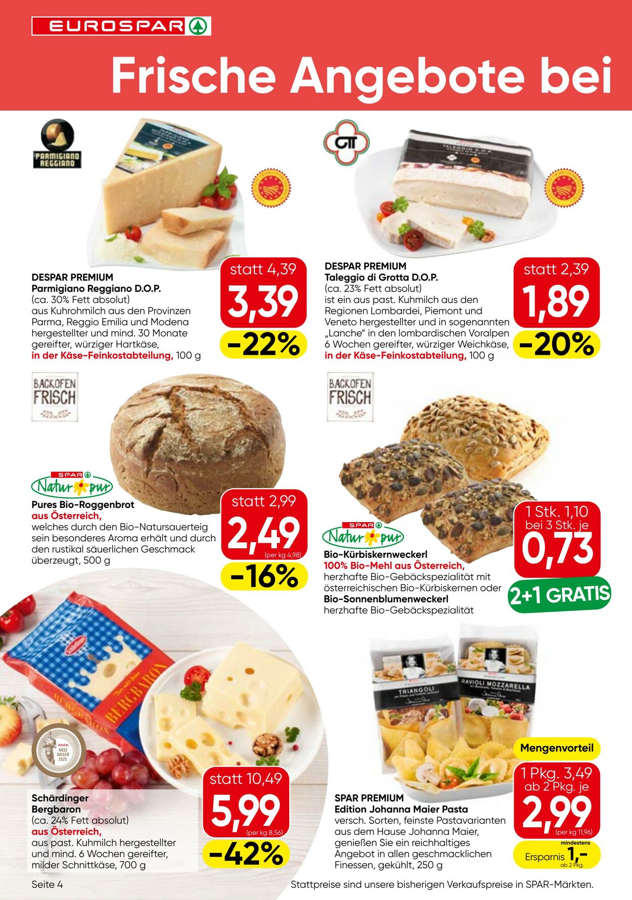 Prospekt Eurospar 03.07.2025 - 16.07.2025