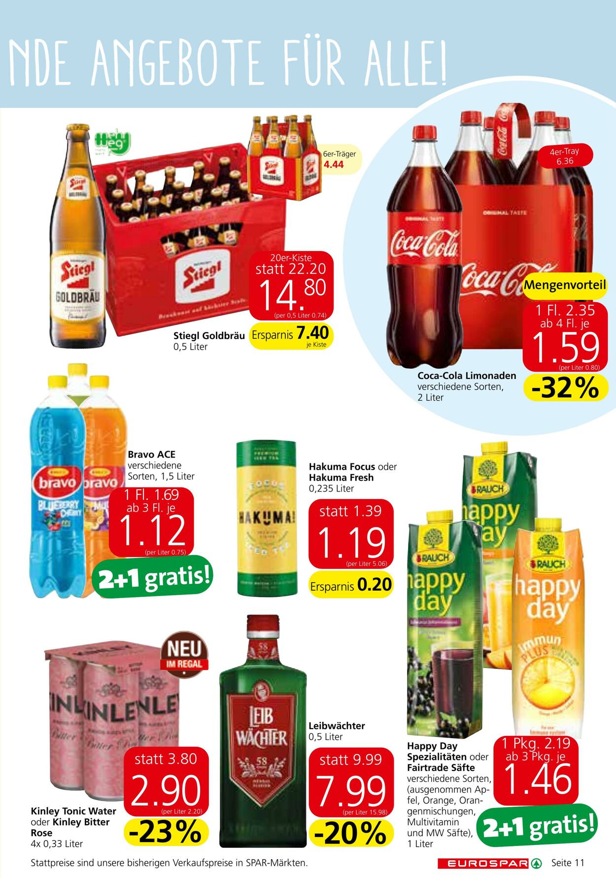 Prospekt Eurospar 14.07.2022 - 27.07.2022