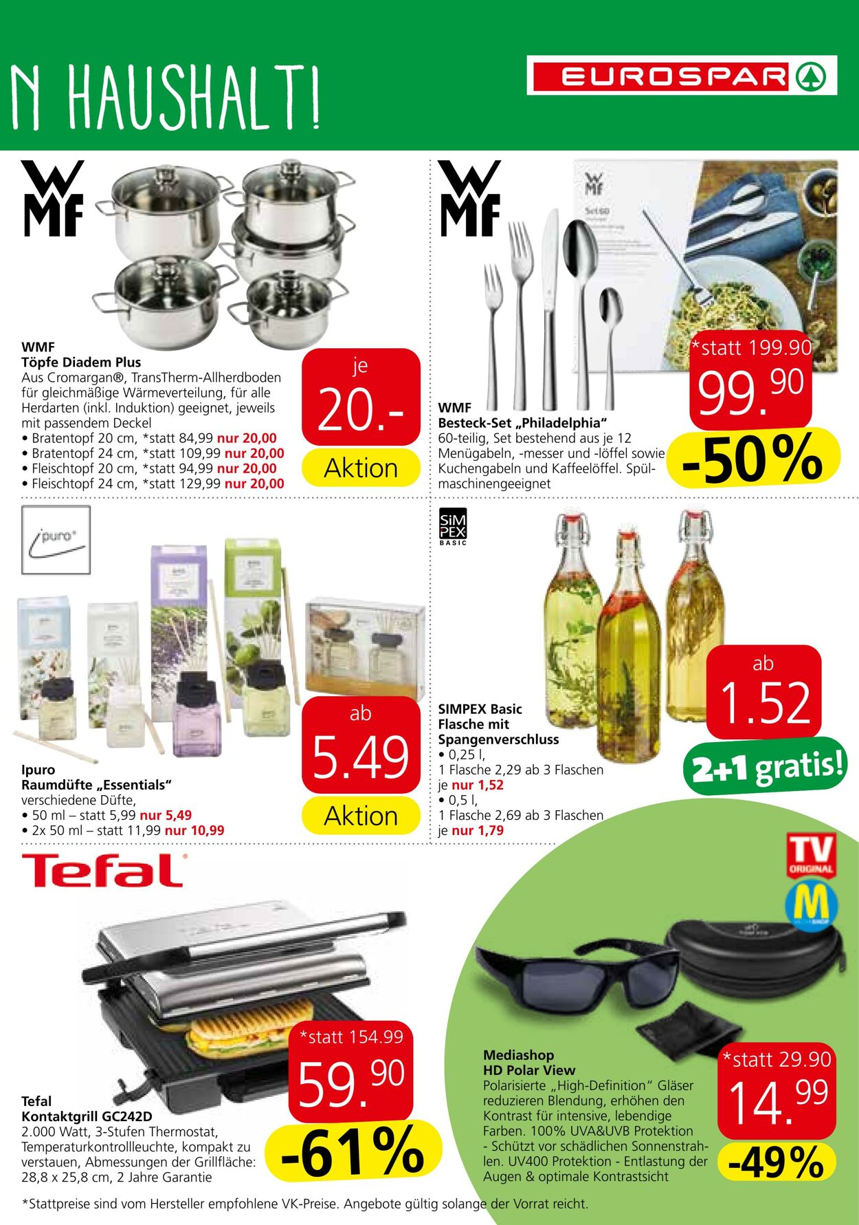 Prospekt Eurospar 14.07.2022 - 27.07.2022