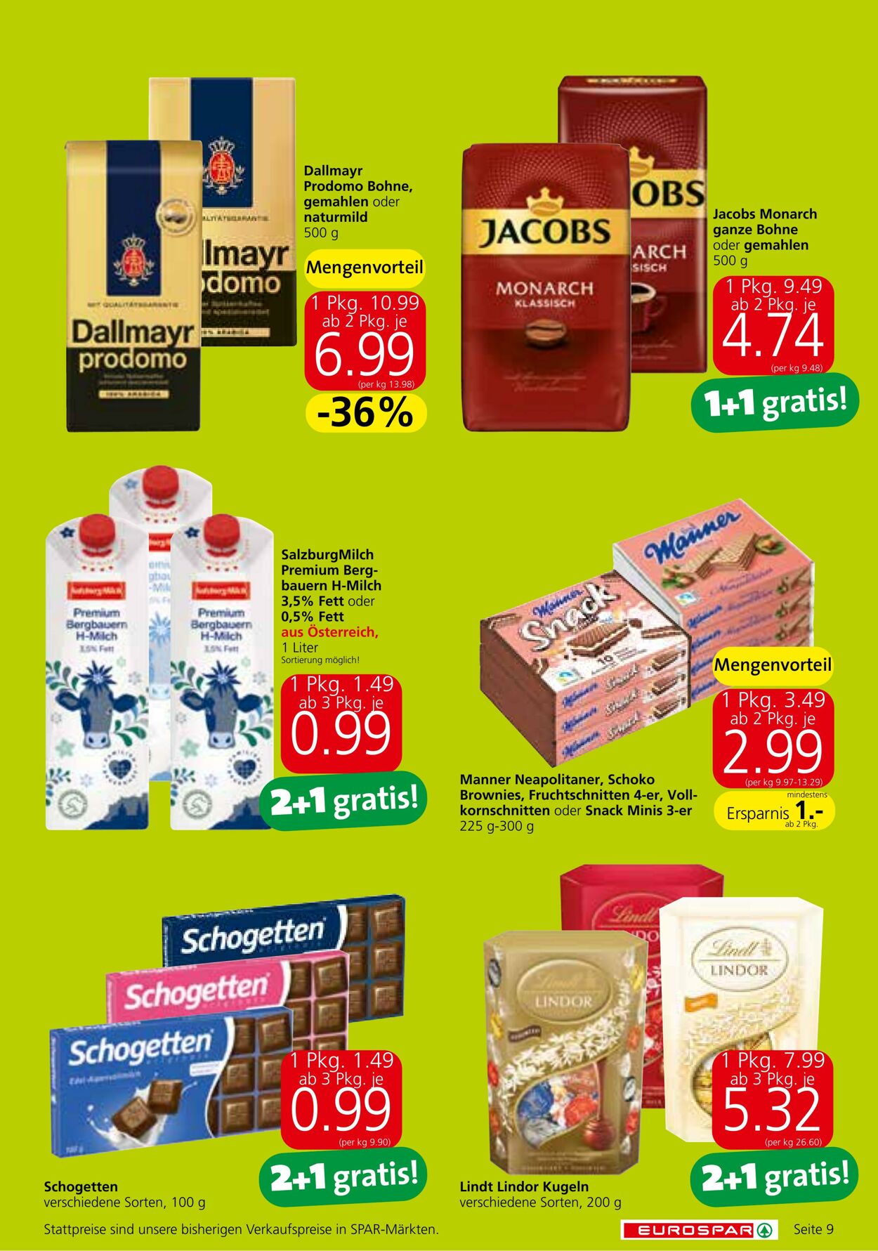 Prospekt Eurospar 20.07.2023 - 02.08.2023