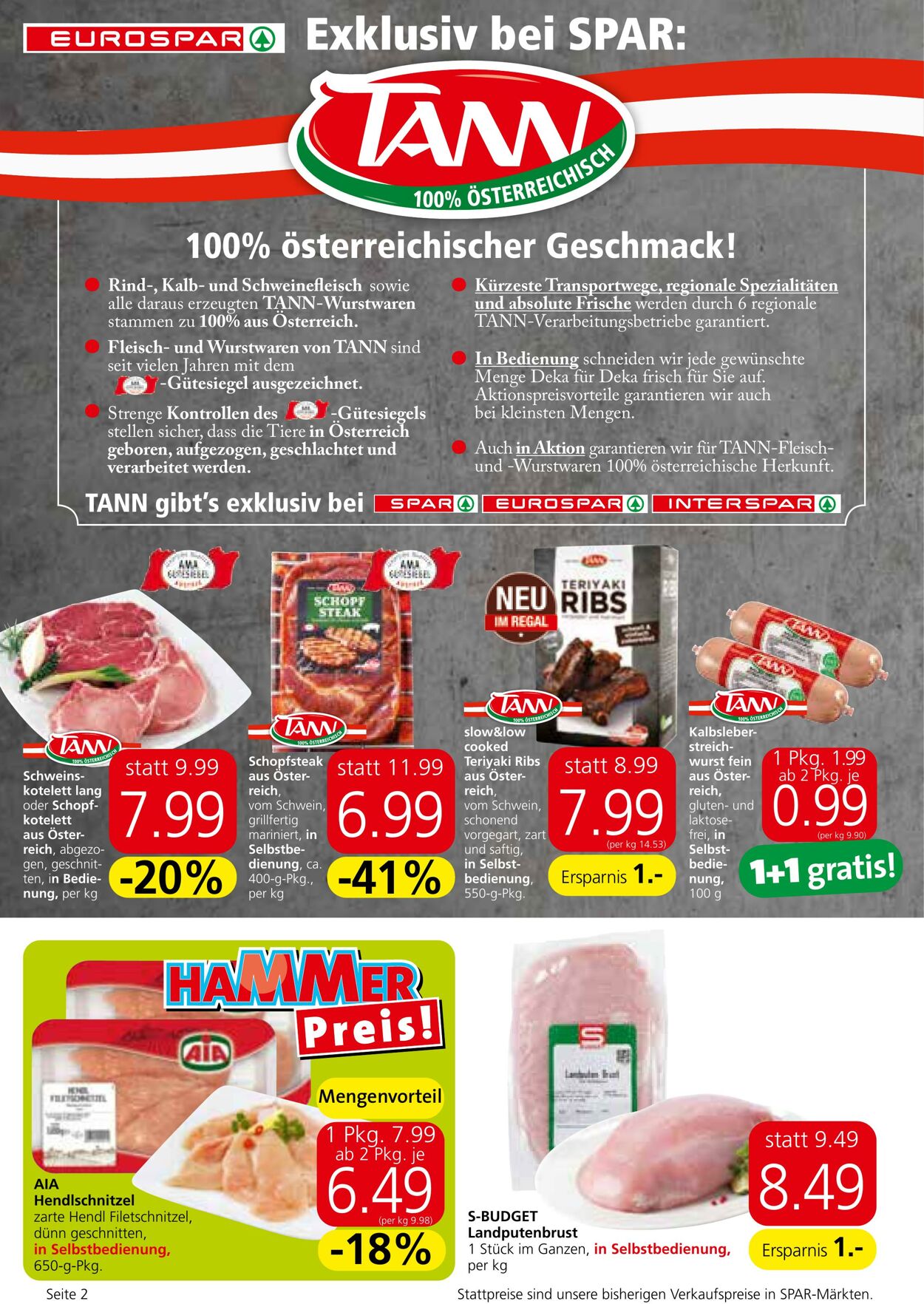 Prospekt Eurospar 28.07.2022 - 10.08.2022