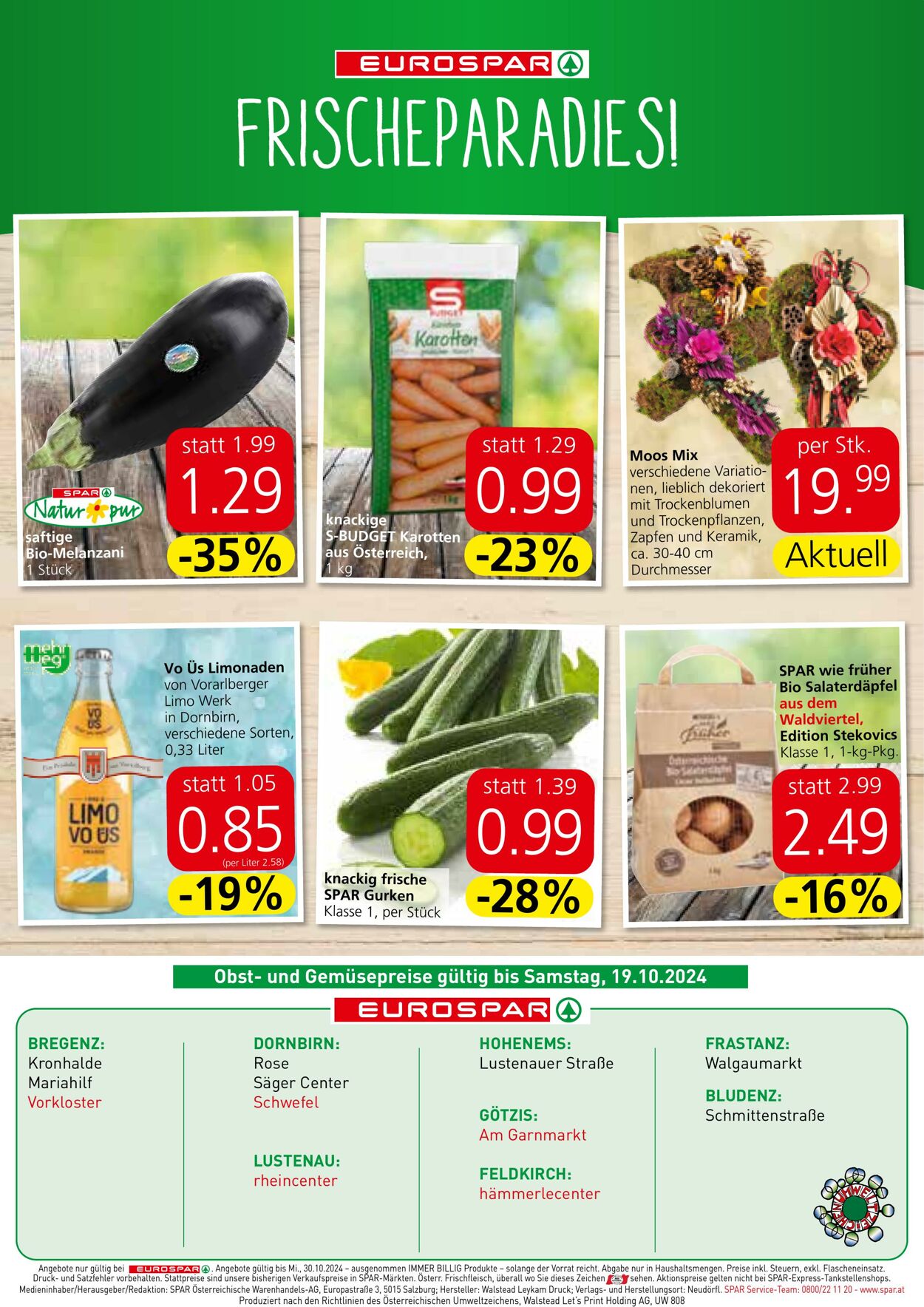 Prospekt Eurospar 17.10.2024 - 30.10.2024