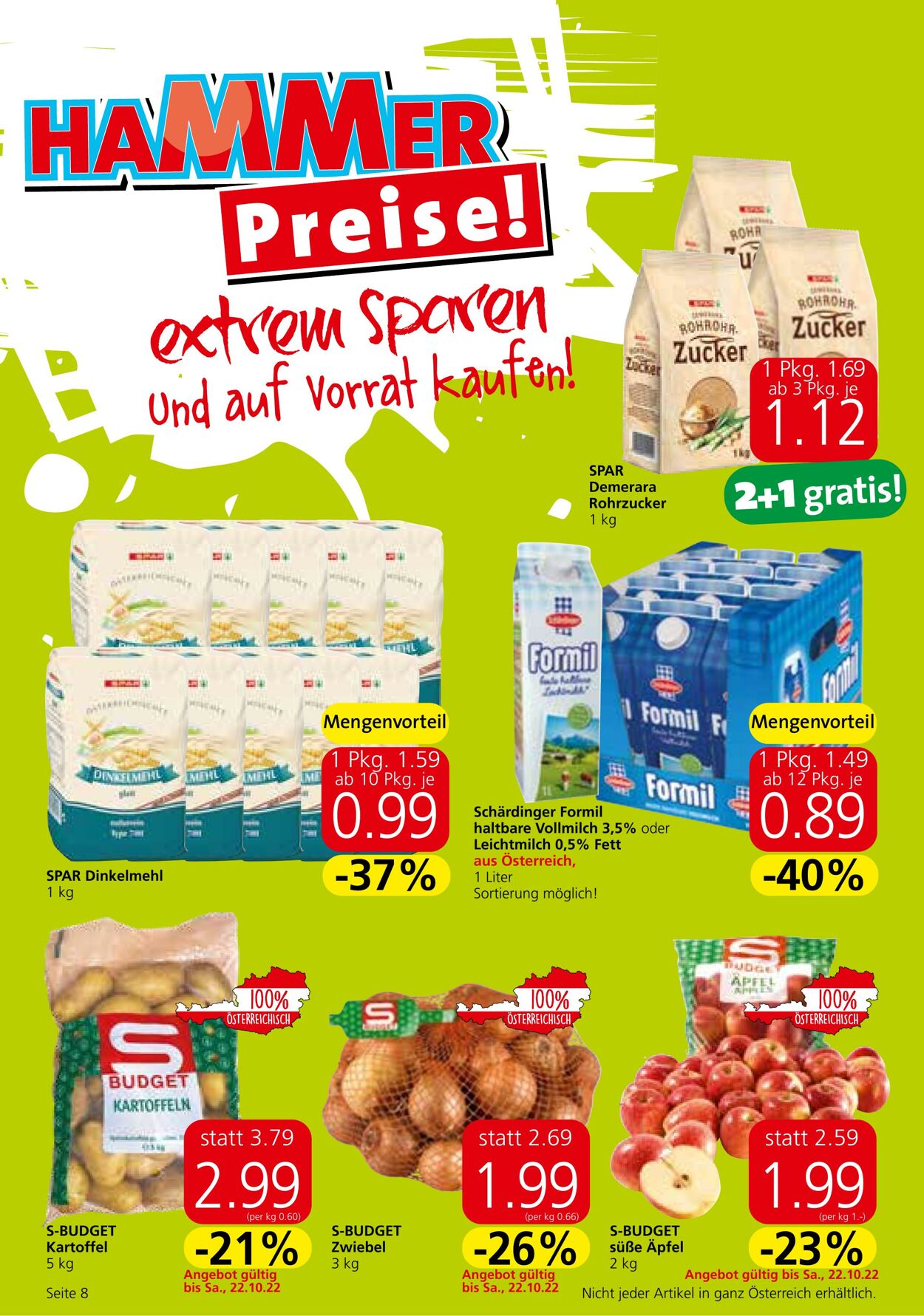 Prospekt Eurospar 20.10.2022 - 02.11.2022