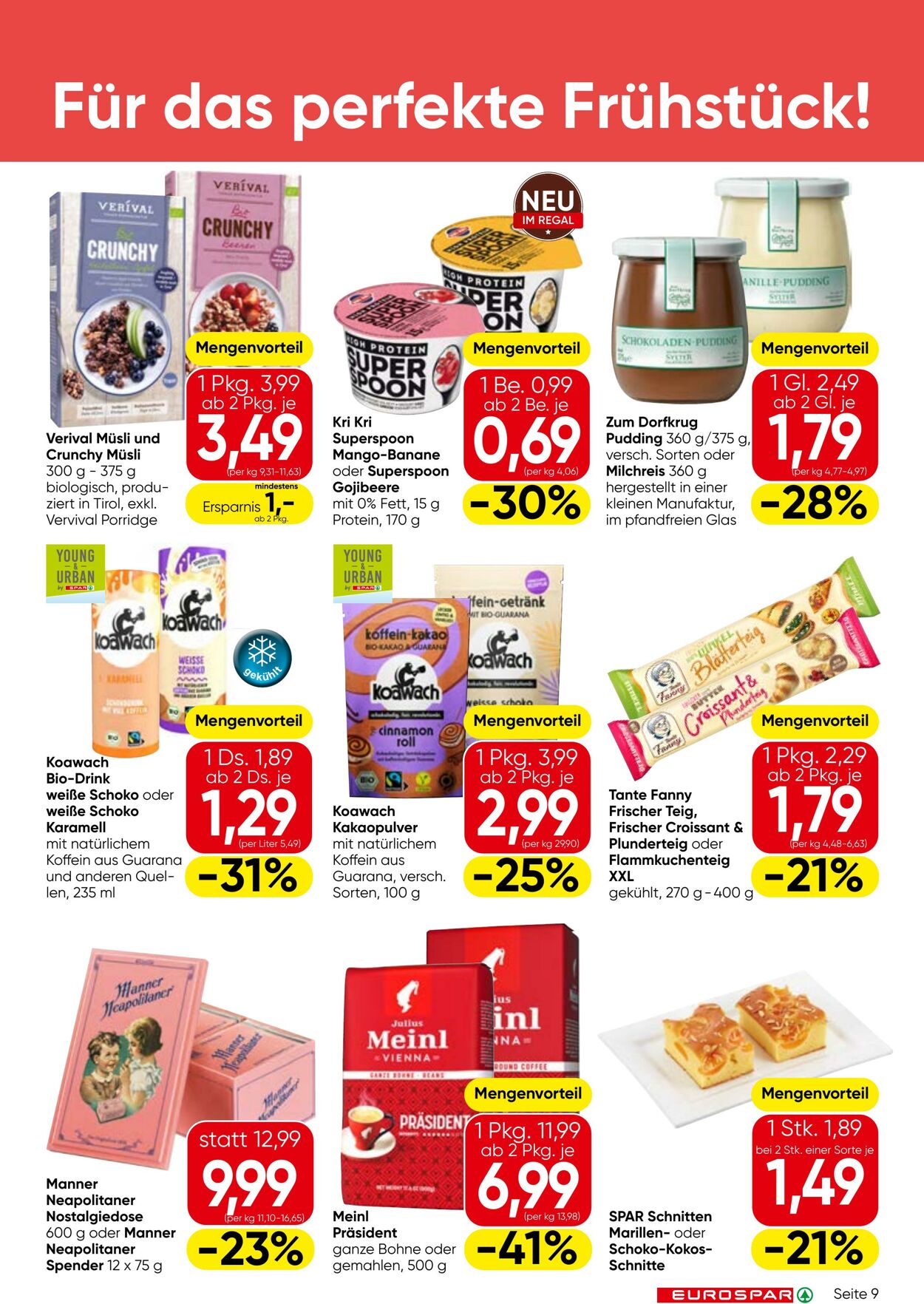 Prospekt Eurospar 13.02.2025 - 26.02.2025