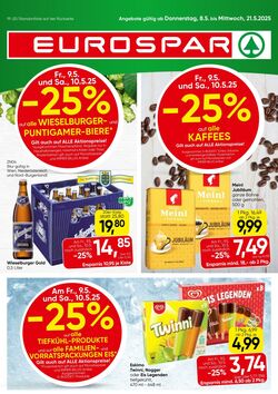 Prospekt Eurospar 08.05.2025 - 21.05.2025