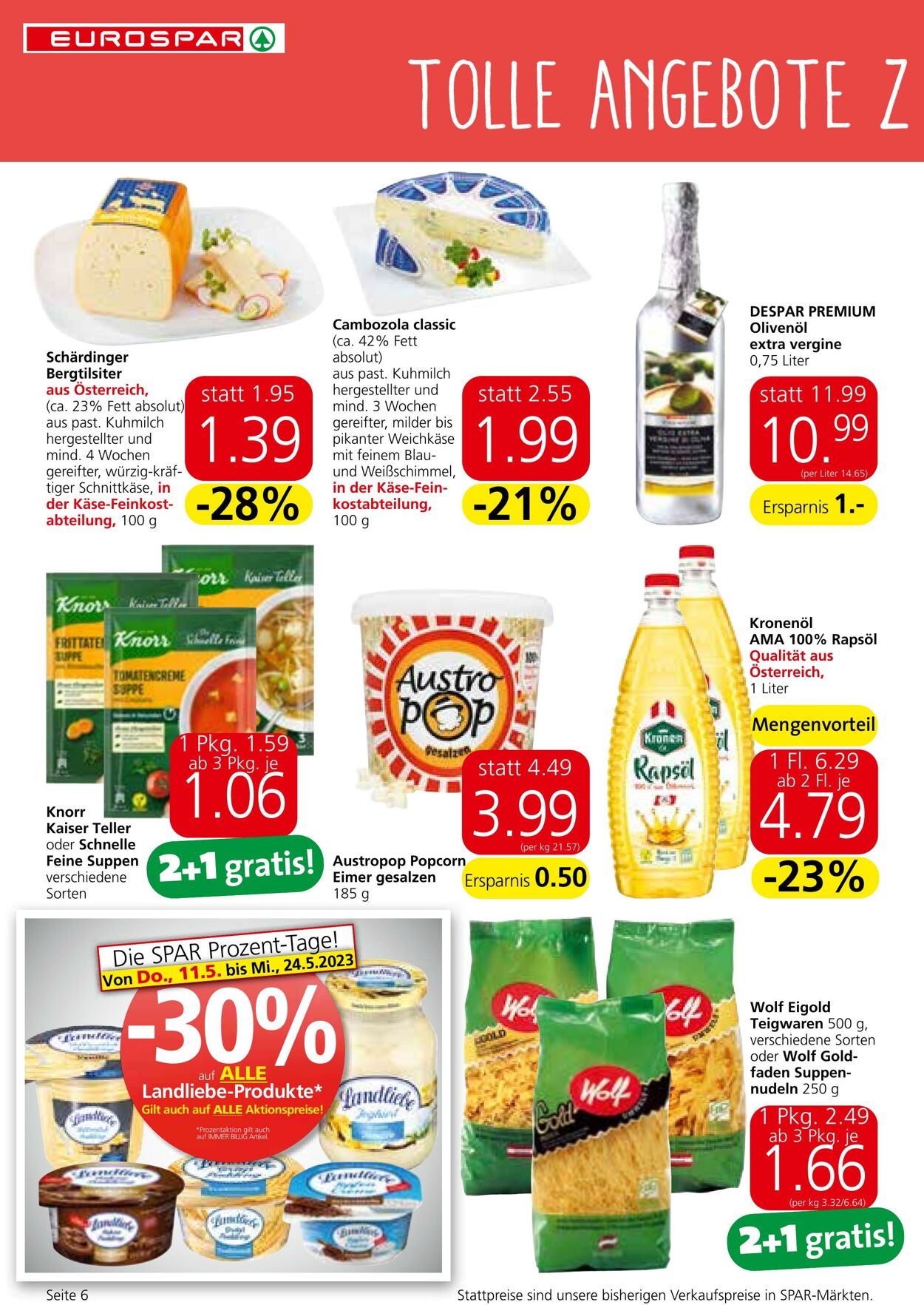 Prospekt Eurospar 11.05.2023 - 24.05.2023