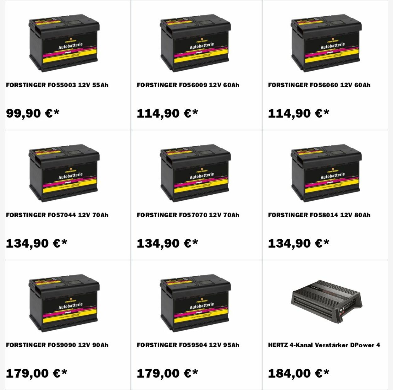 Prospekt Forstinger 27.10.2025 - 05.11.2025