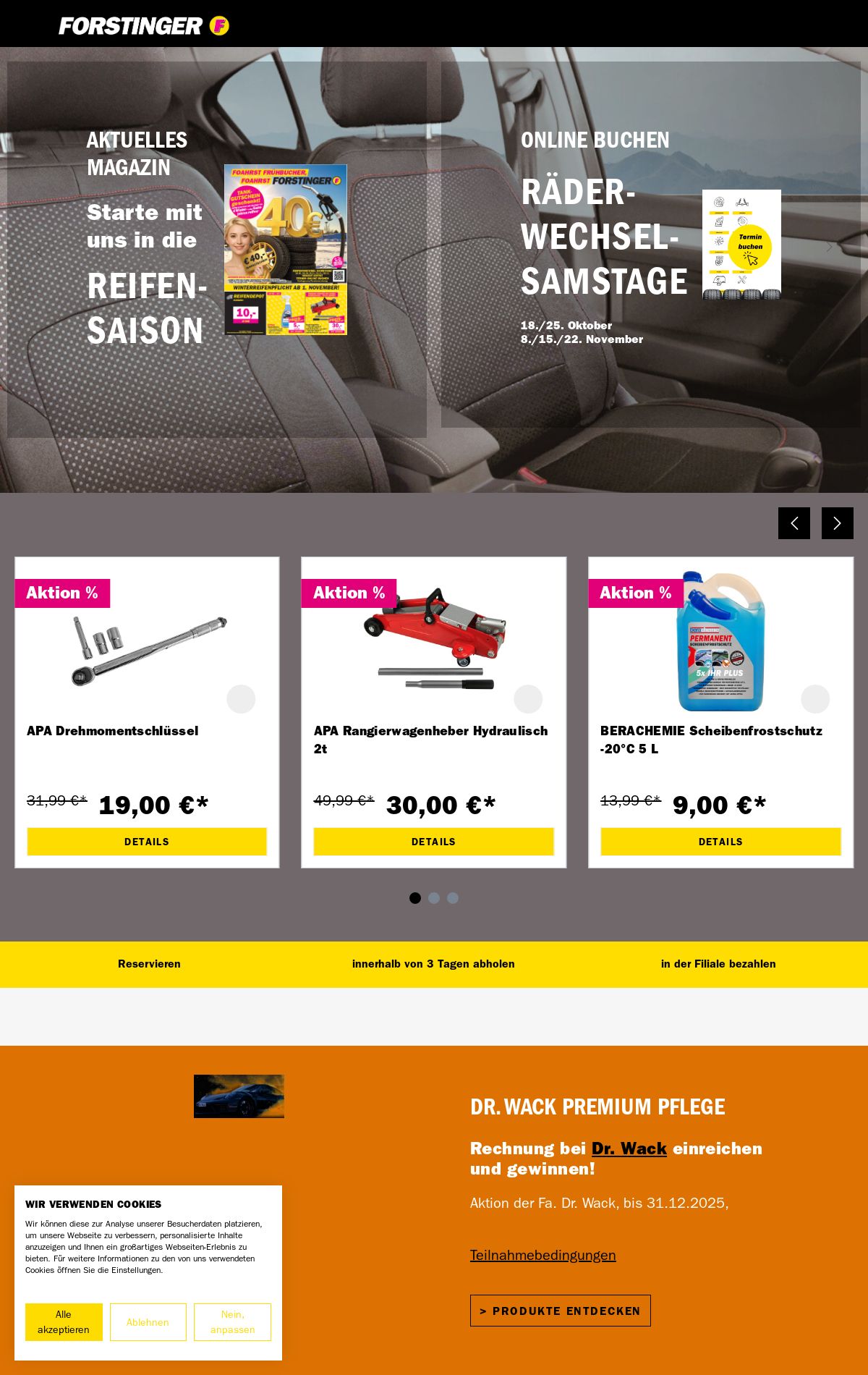Prospekt Forstinger 29.09.2025 - 08.10.2025