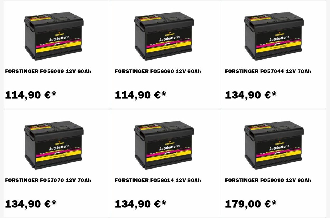 Prospekt Forstinger 04.08.2025 - 13.08.2025