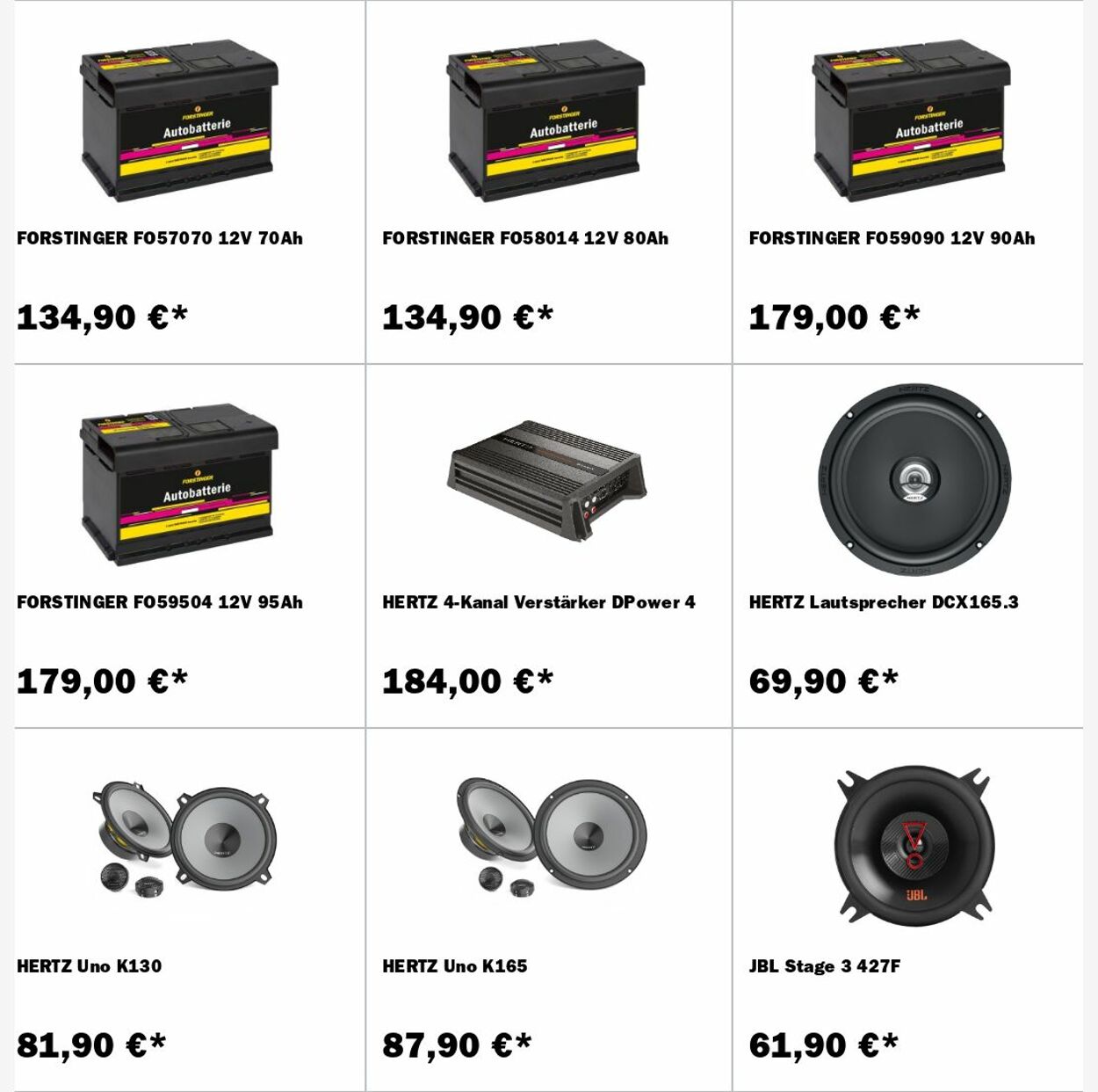 Prospekt Forstinger 06.10.2025 - 15.10.2025