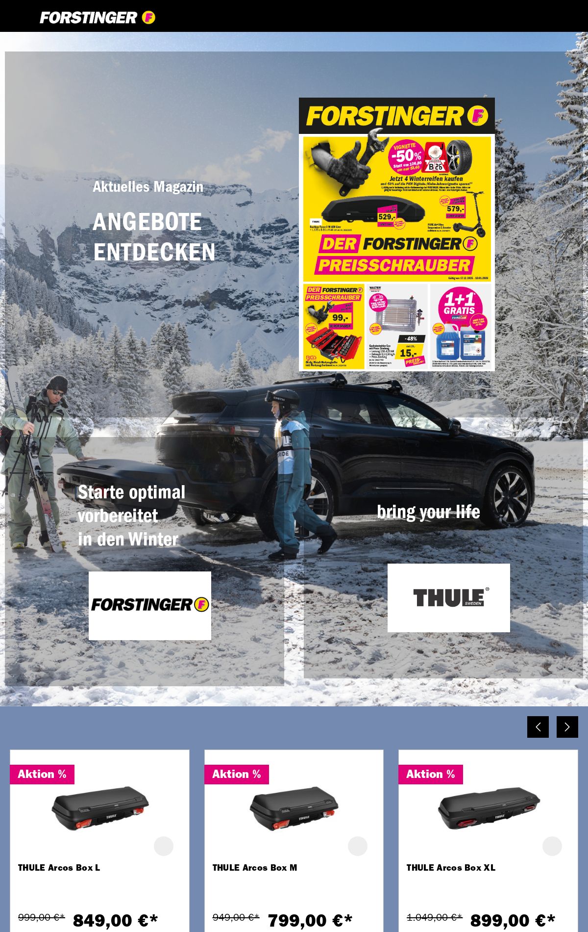 Prospekt Forstinger 22.12.2025 - 31.12.2025