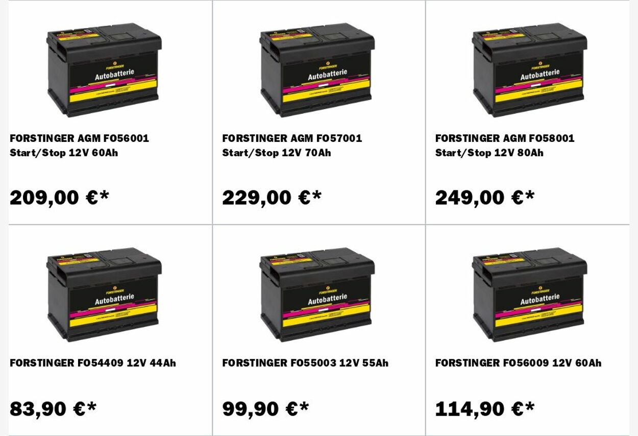 Prospekt Forstinger 20.10.2025 - 29.10.2025