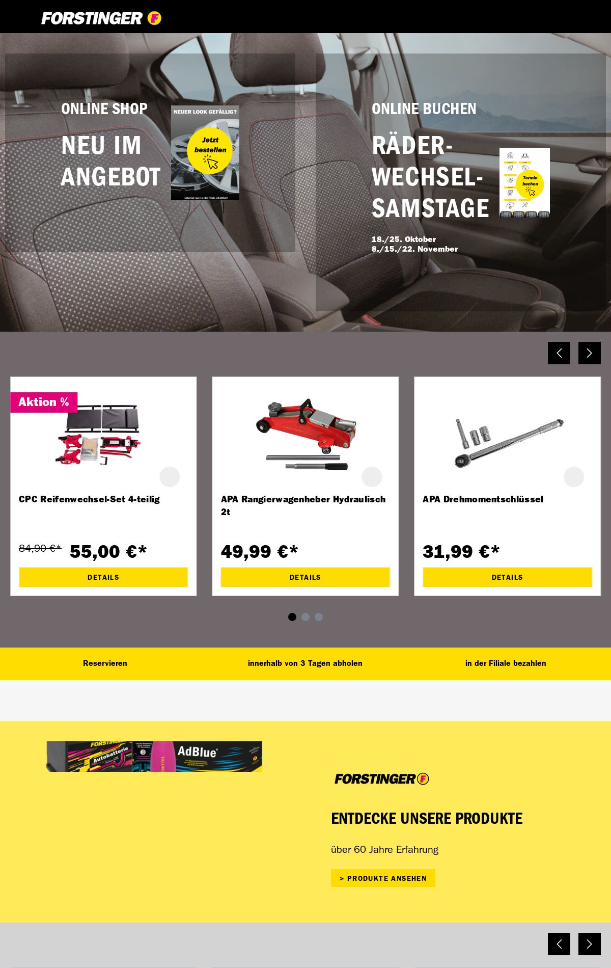 Prospekt Forstinger 20.10.2025 - 29.10.2025