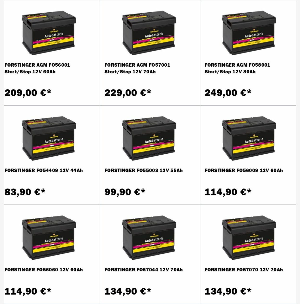 Prospekt Forstinger 08.12.2025 - 17.12.2025