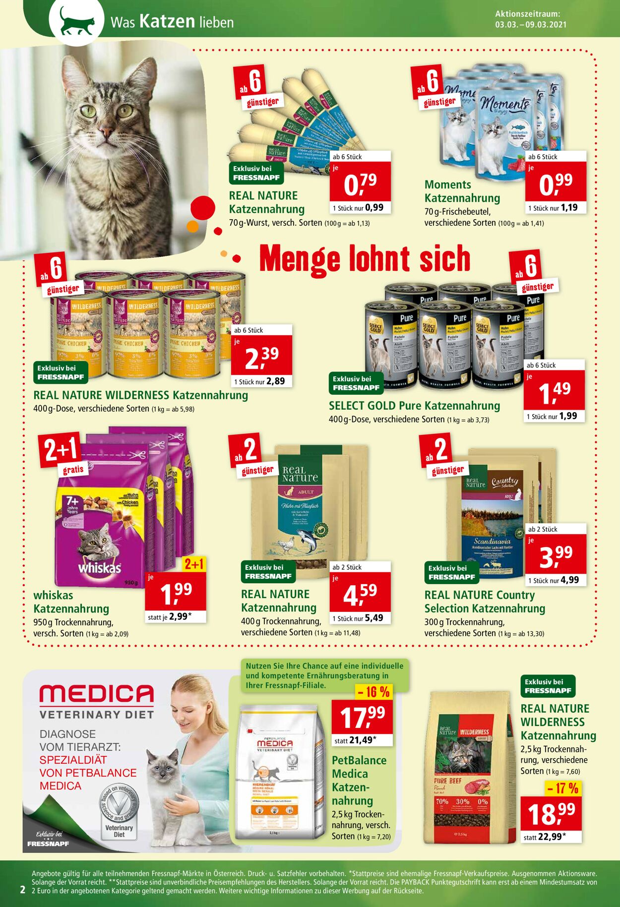 Prospekt Fressnapf 03.03.2021 - 09.03.2021