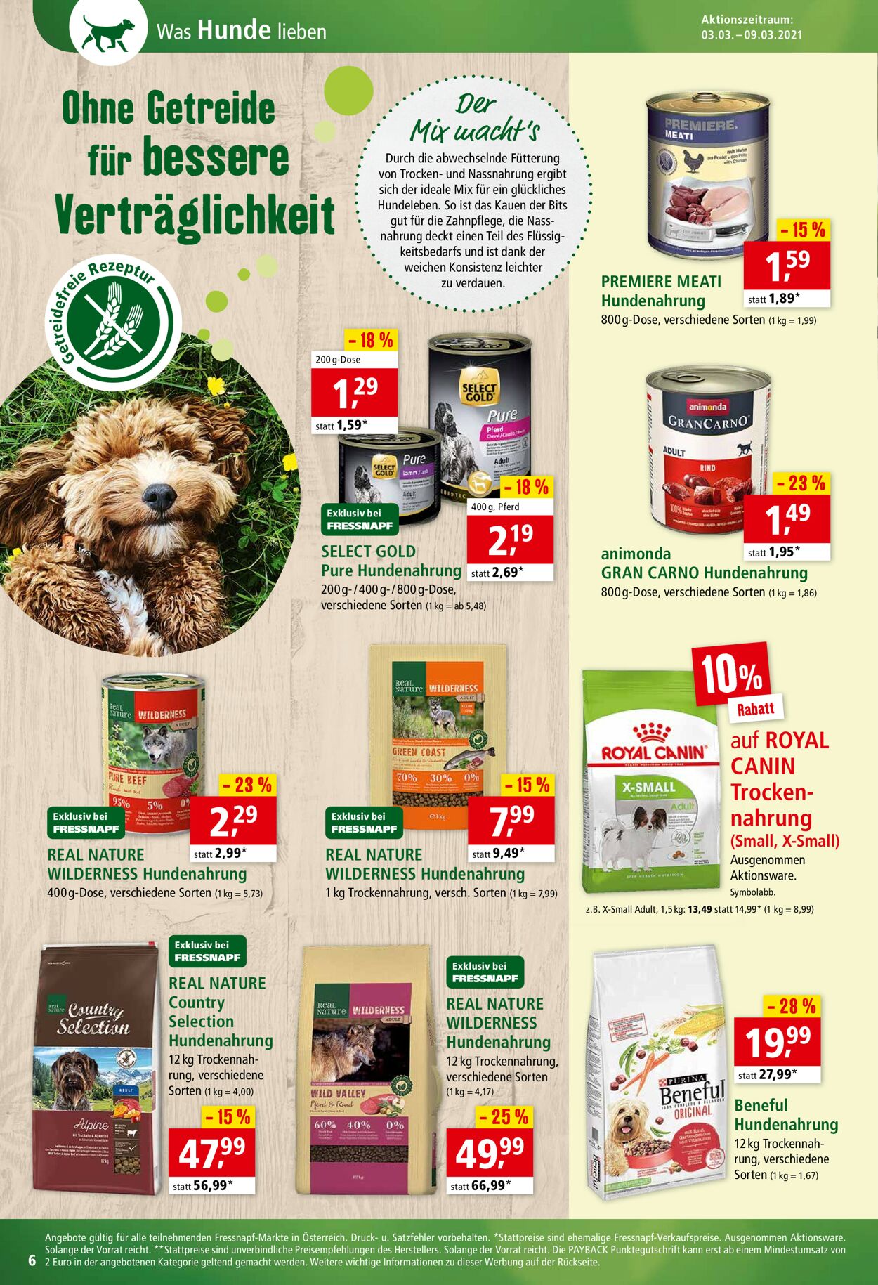 Prospekt Fressnapf 03.03.2021 - 09.03.2021
