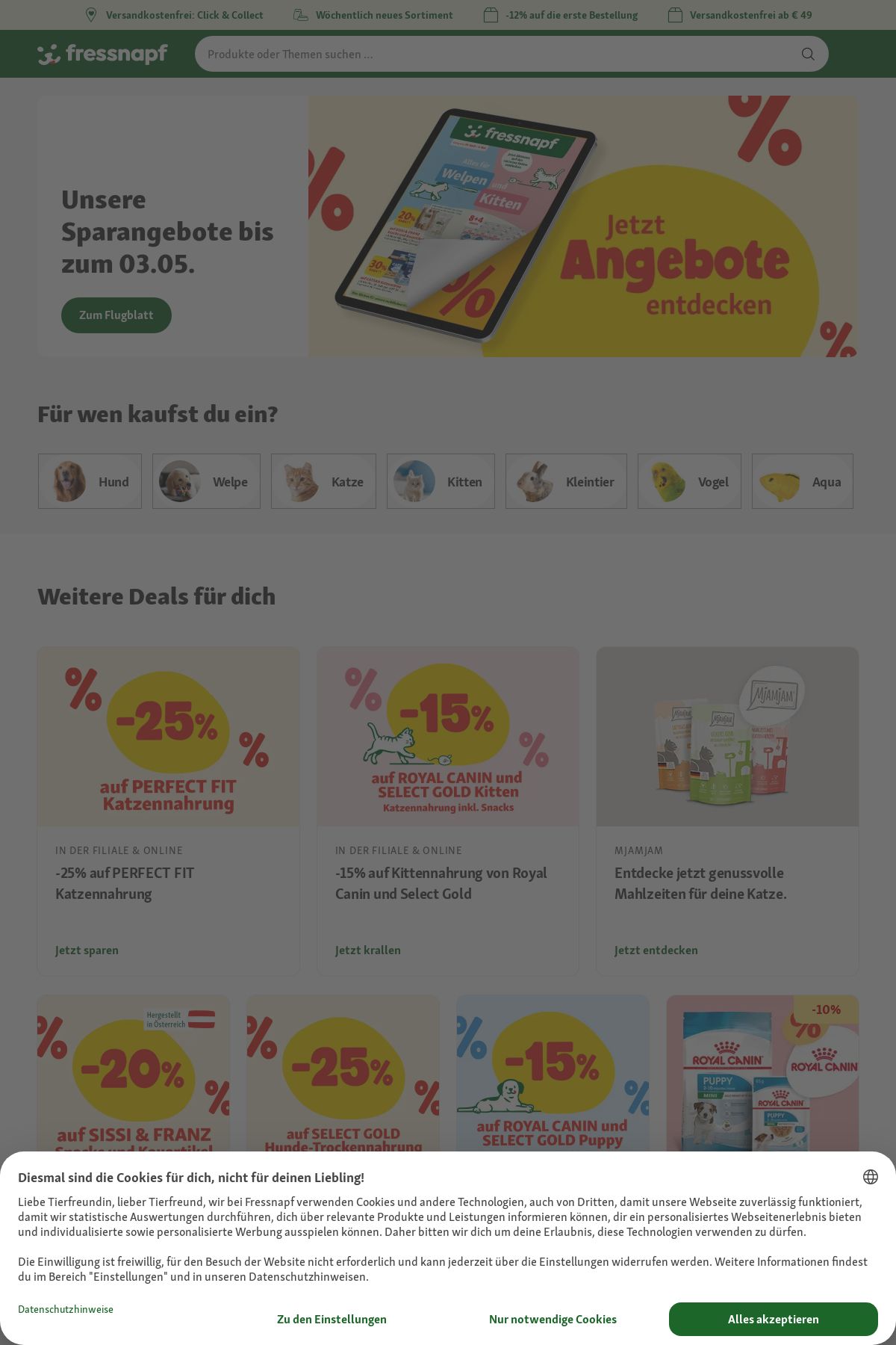 Prospekt Fressnapf 01.05.2025 - 16.05.2025
