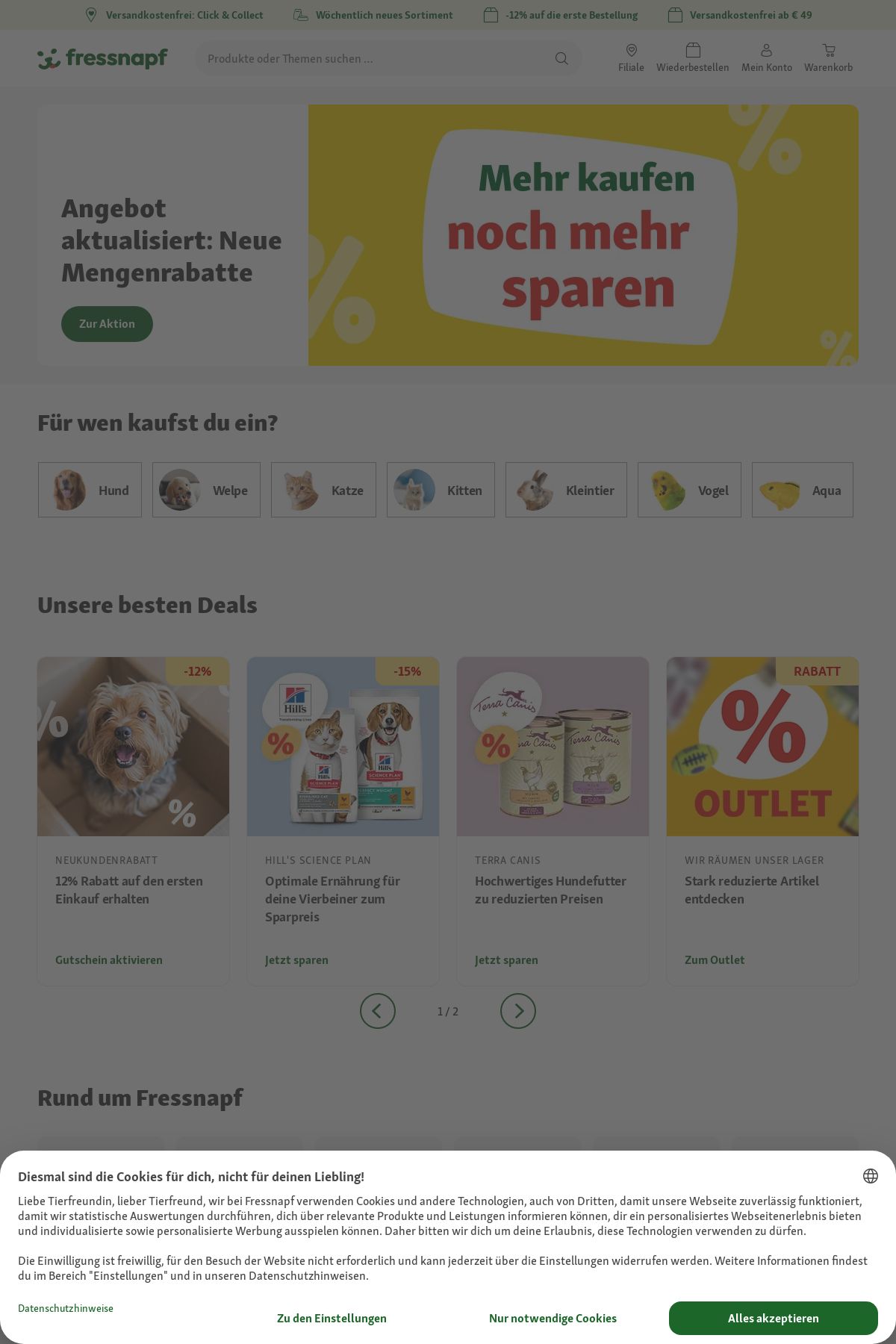 Prospekt Fressnapf 01.06.2025 - 16.06.2025